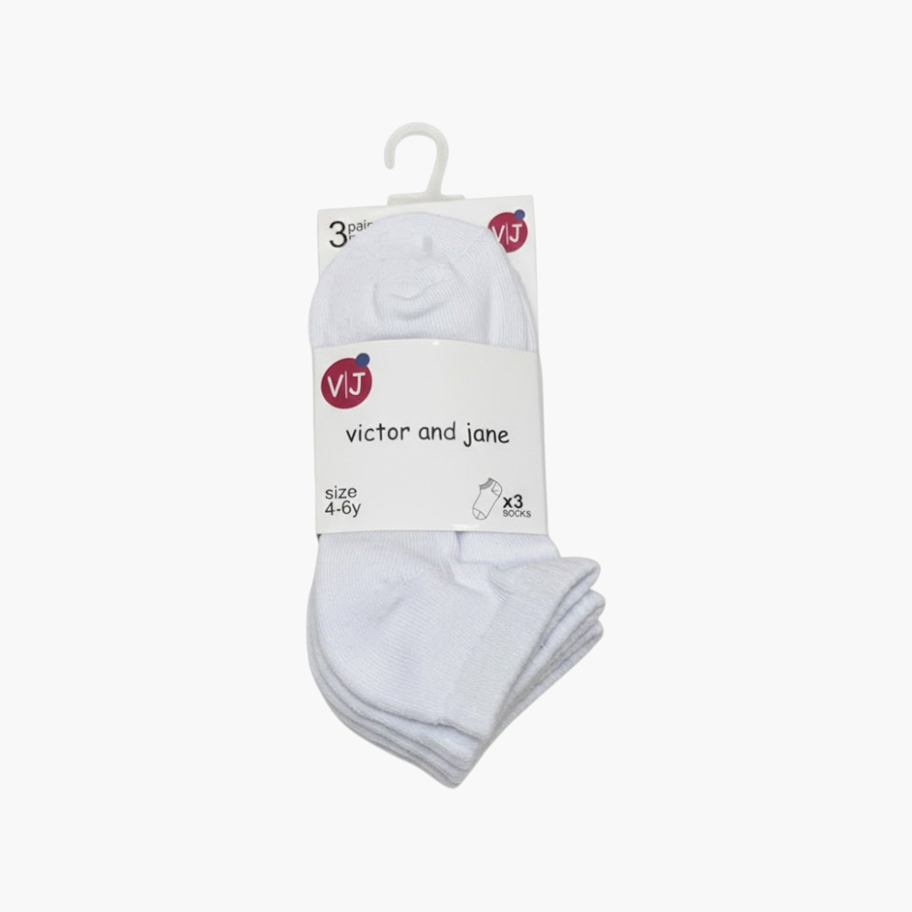 Victor and Jane 3-Pair Cotton Breathable Plain Socks-boys-accessories-socks-image-3