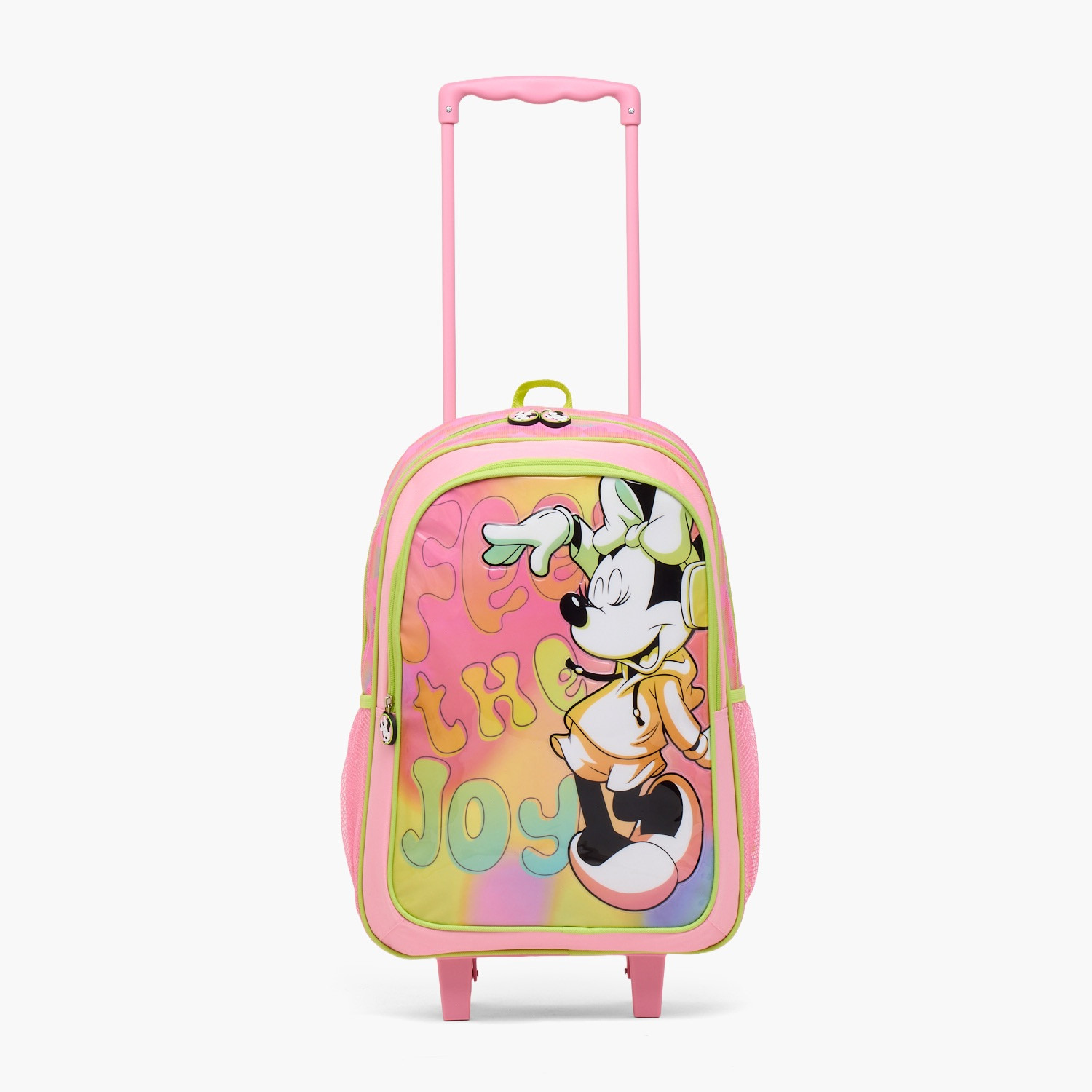 طقم شنطة ترولي مدرسية 3 قطع بطبعات للبنات بعمر 13 سنة فما فوق مع مقلمة-school-bagsandbackpacks-trolleybags-image-4