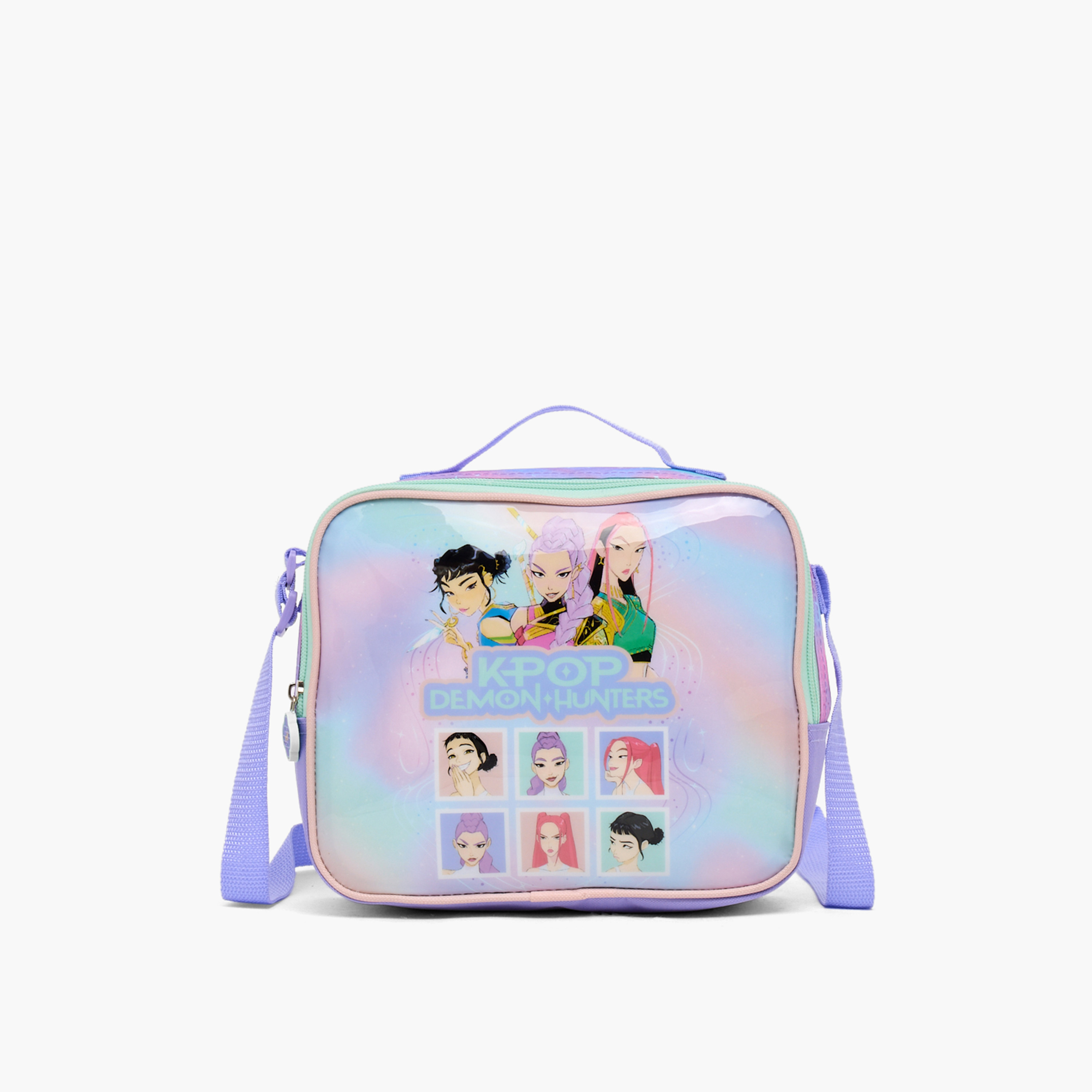 NETFLIX KPop Demon Hunters 3-Piece Trolley Bag Set for Girls 13+ Years with Lunch Box-school-bagsandbackpacks-trolleybags-image-13