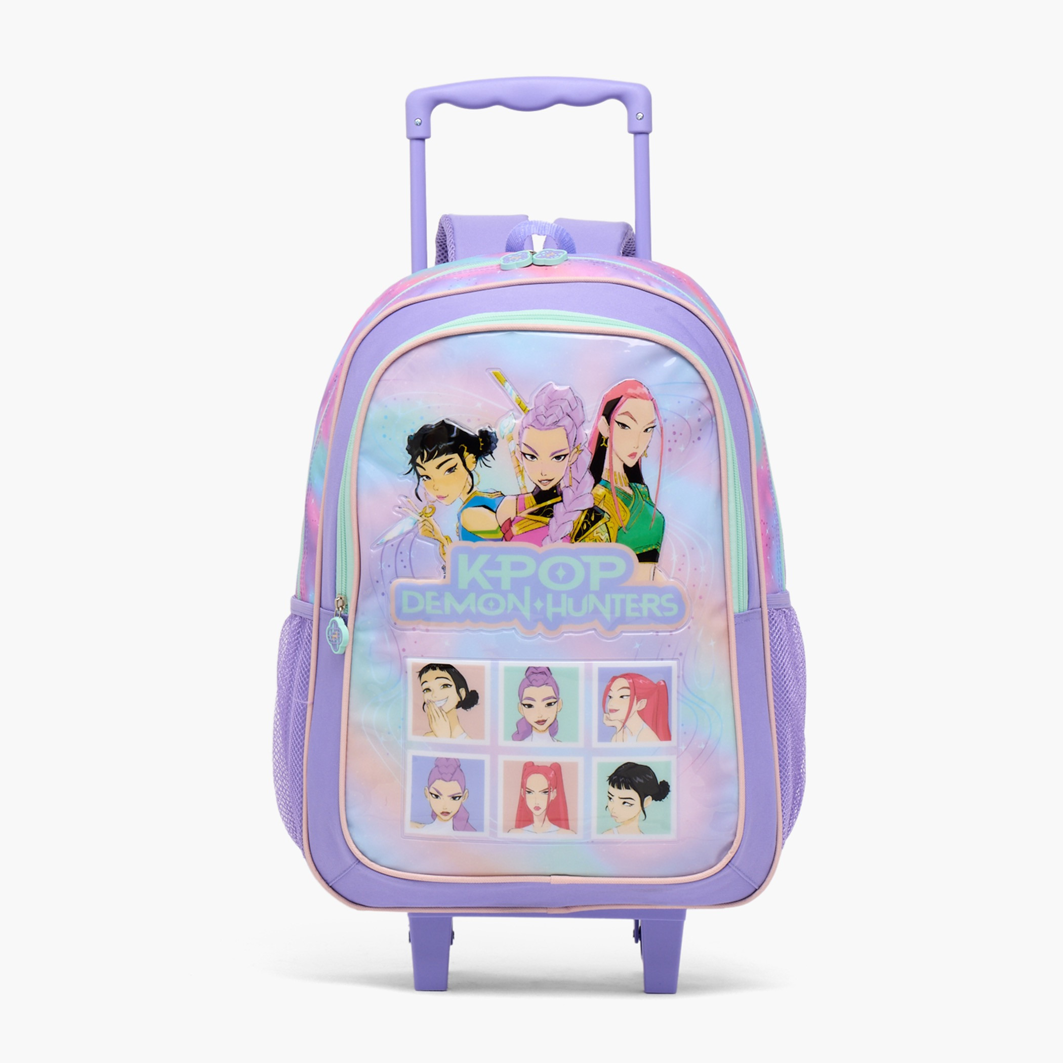 NETFLIX KPop Demon Hunters 3-Piece Trolley Bag Set for Girls 13+ Years with Lunch Box-school-bagsandbackpacks-trolleybags-image-3