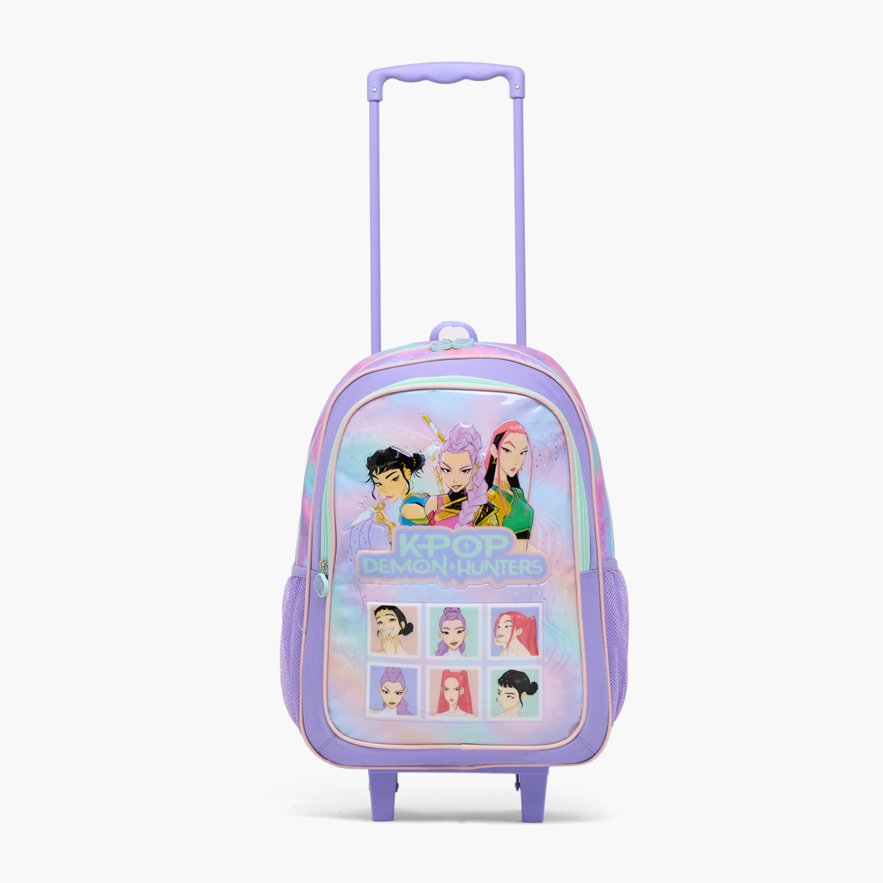 NETFLIX KPop Demon Hunters 3-Piece Trolley Bag Set for Girls 13+ Years with Lunch Box-school-bagsandbackpacks-trolleybags-image-4
