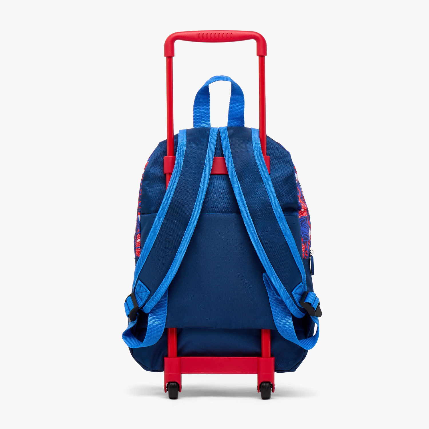 طقم شنطة مدرسية ترولي بطبعات سبايدرمان مع صندوق غداء 3 قطع للبنات من 8-13 سنة-school-bagsandbackpacks-trolleybags-image-9