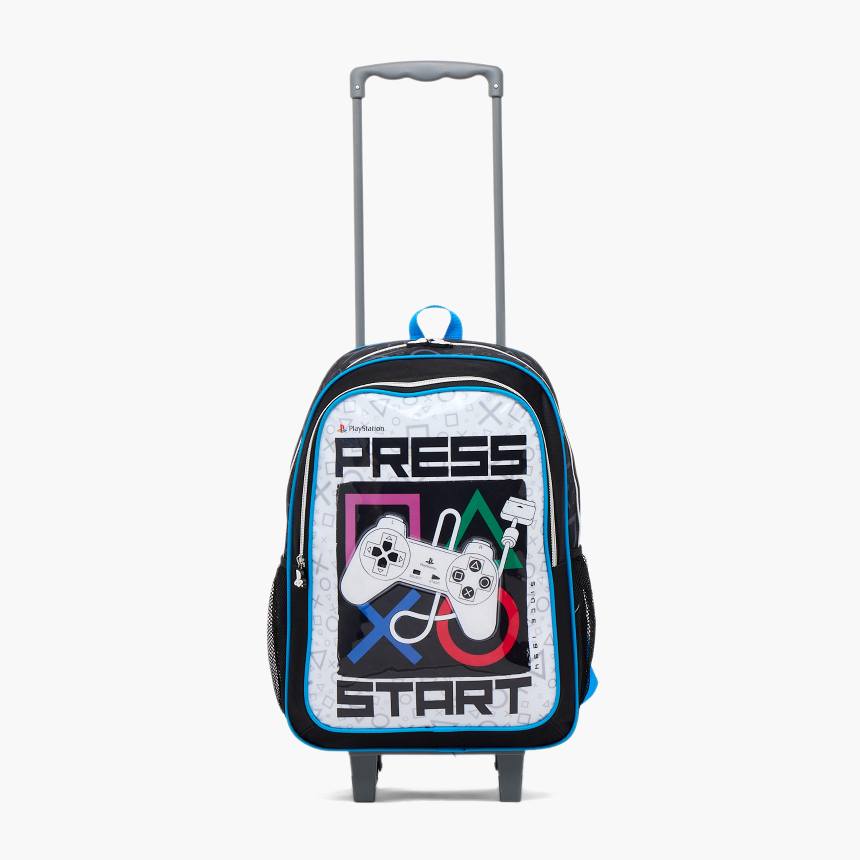 PlayStation 5-Piece School Trolley Bag Set for Kids 13+ Years with Lunch Box and Bottle - 18 inches-school-bagsandbackpacks-trolleybags-image-4