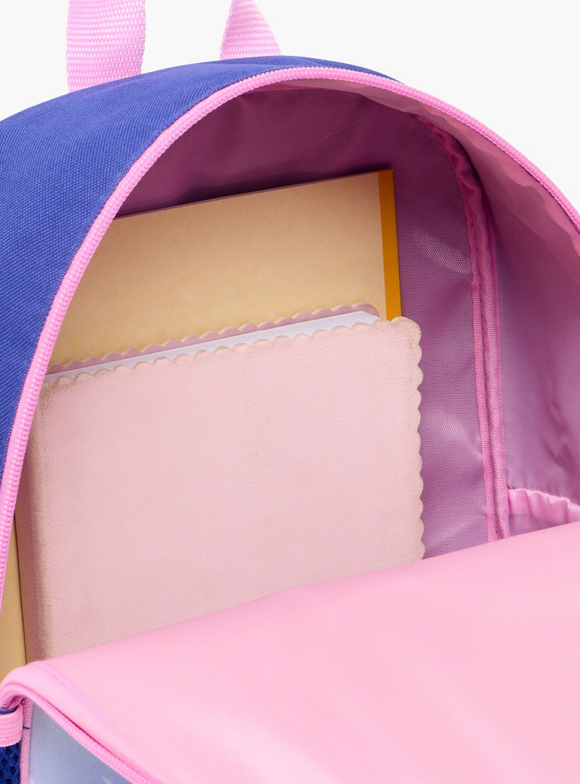 شنطة ظهر بسحاب إغلاق وطبعات فروزن للبنات بعمر 13 سنة فما فوق-school-bagsandbackpacks-backpacks-image-4