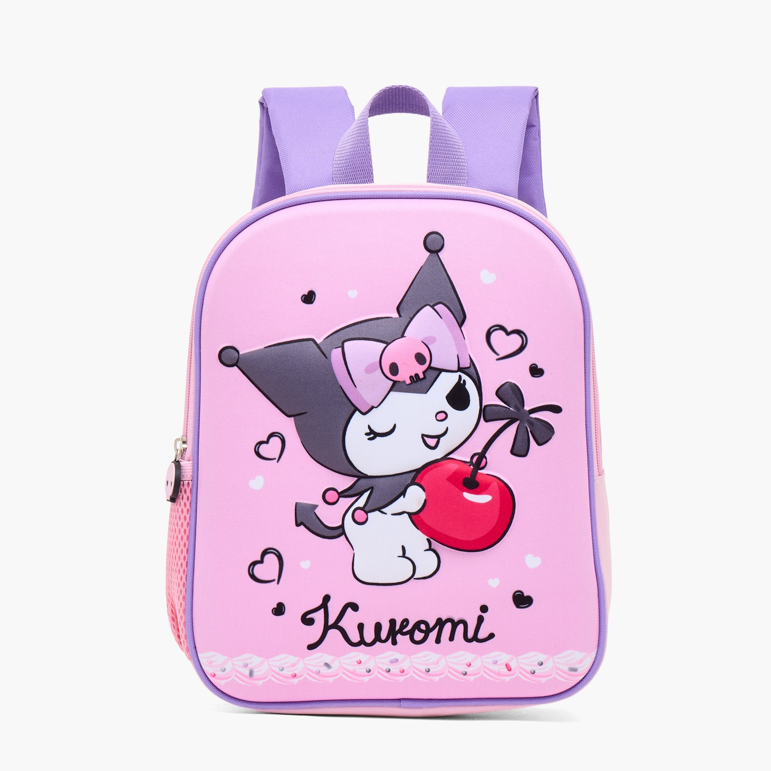 شنطة ظهر بتصميم كورومي وجيب جانبي للبنات بعمر 13 سنة فما فوق-school-bagsandbackpacks-backpacks-image-1