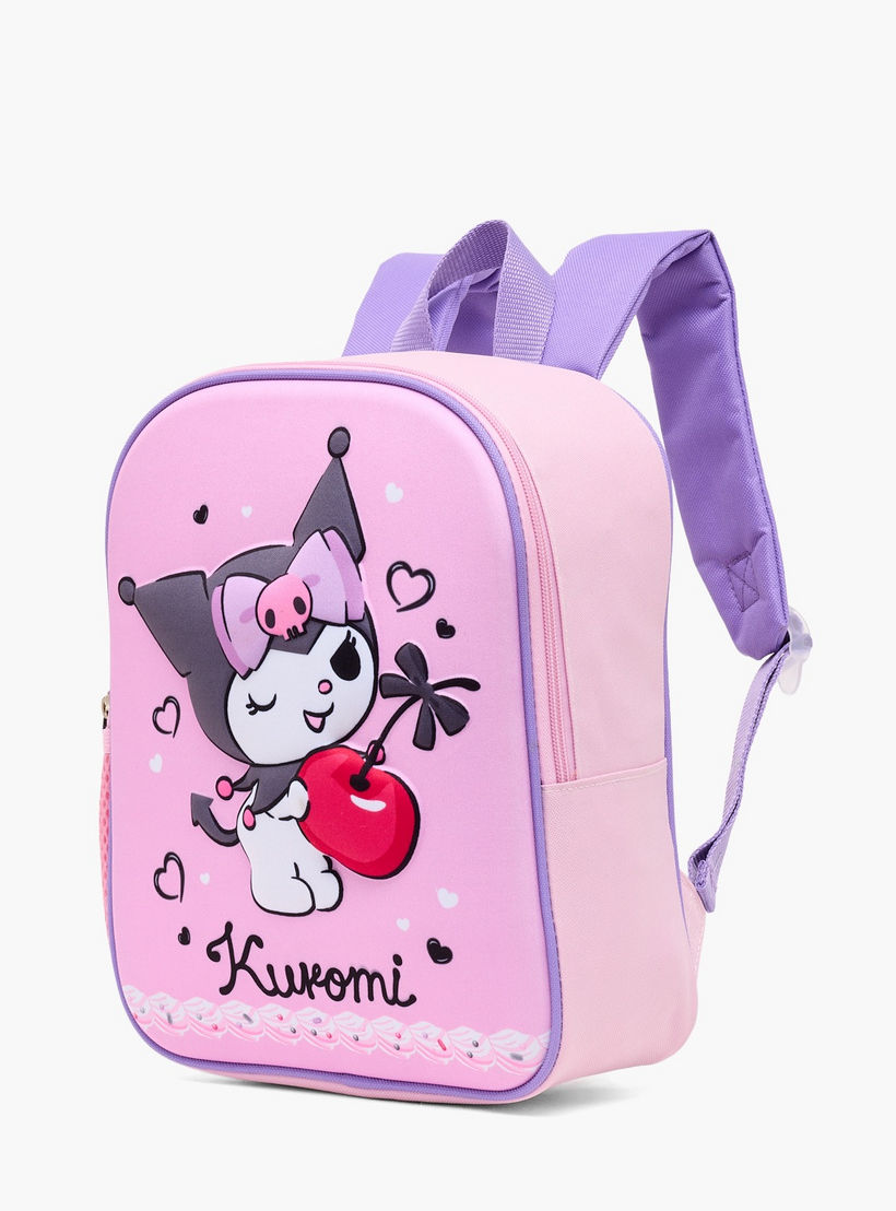 شنطة ظهر بتصميم كورومي وجيب جانبي للبنات بعمر 13 سنة فما فوق-school-bagsandbackpacks-backpacks-image-5