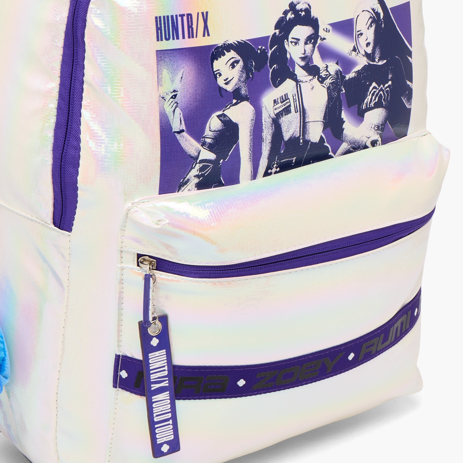NETFLIX KPop Print Backpack for Girls 13+ Years with Plush Keyring-boys-accessories-bagsandbackpacks-image-3