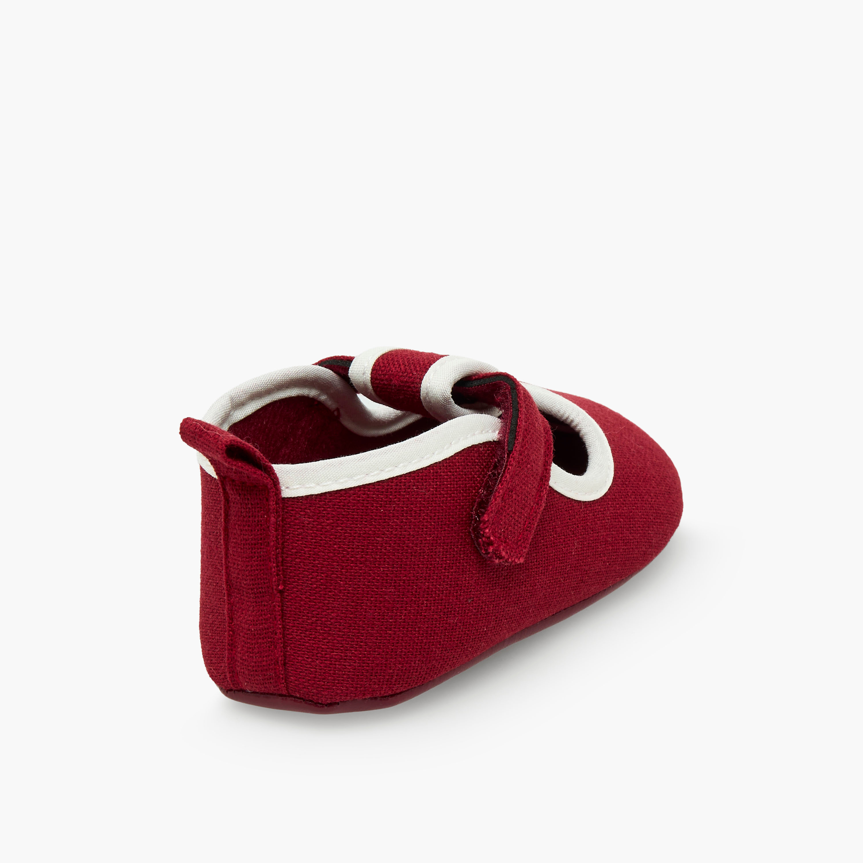 Juniors Booties with Hook and Loop Closure-baby-girls-shoes-booties-image-4