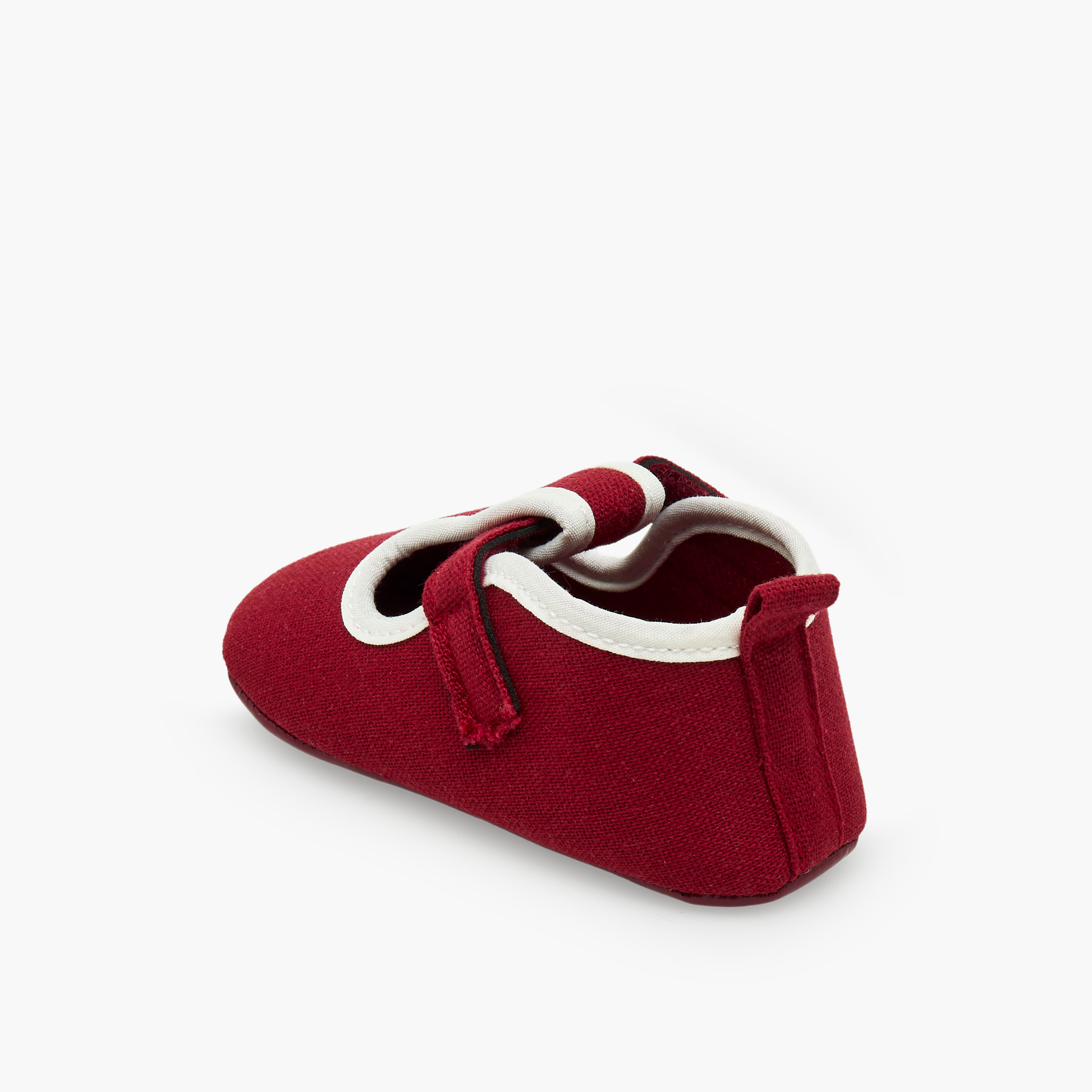 Juniors Booties with Hook and Loop Closure-baby-girls-shoes-booties-image-5