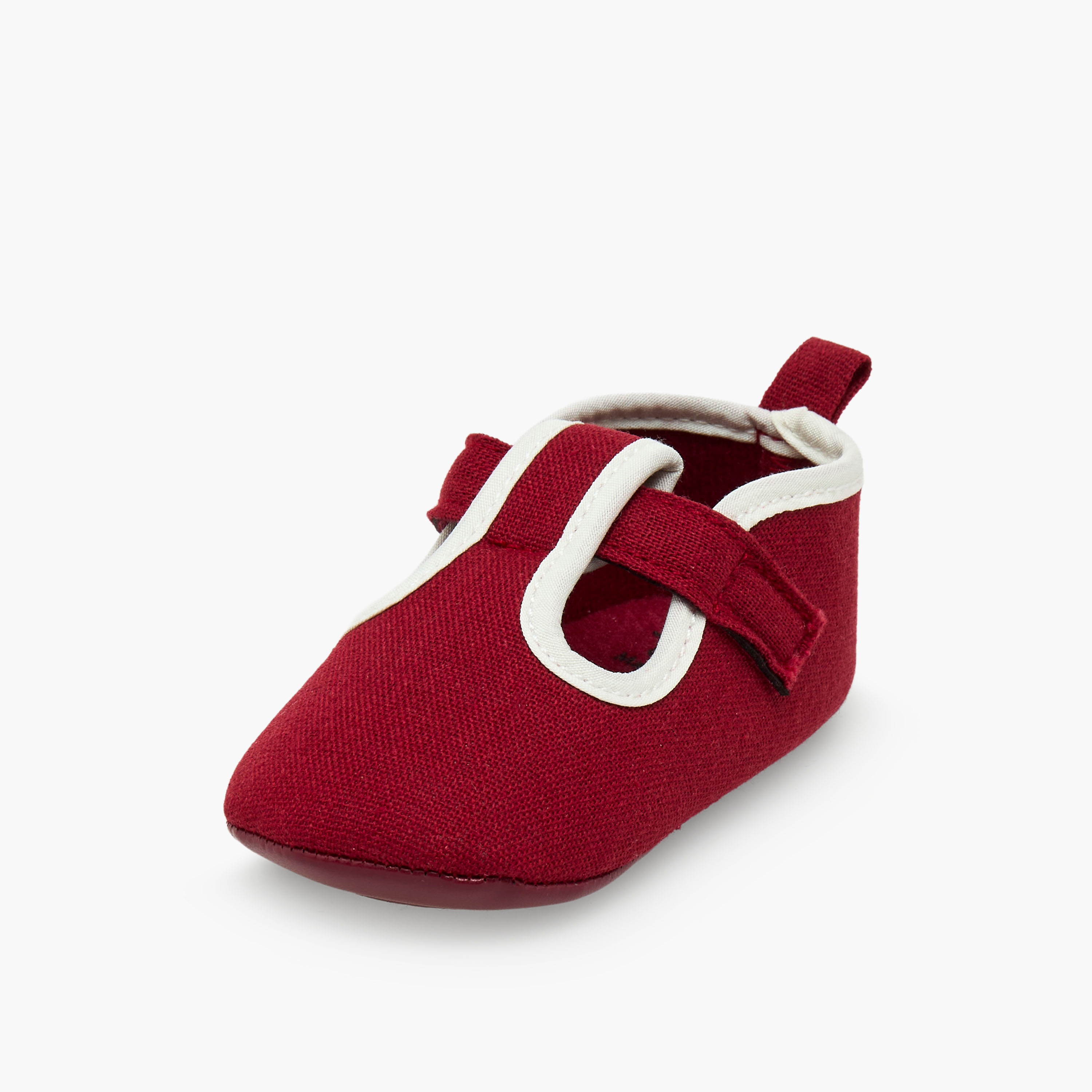 Juniors Booties with Hook and Loop Closure-baby-girls-shoes-booties-image-6