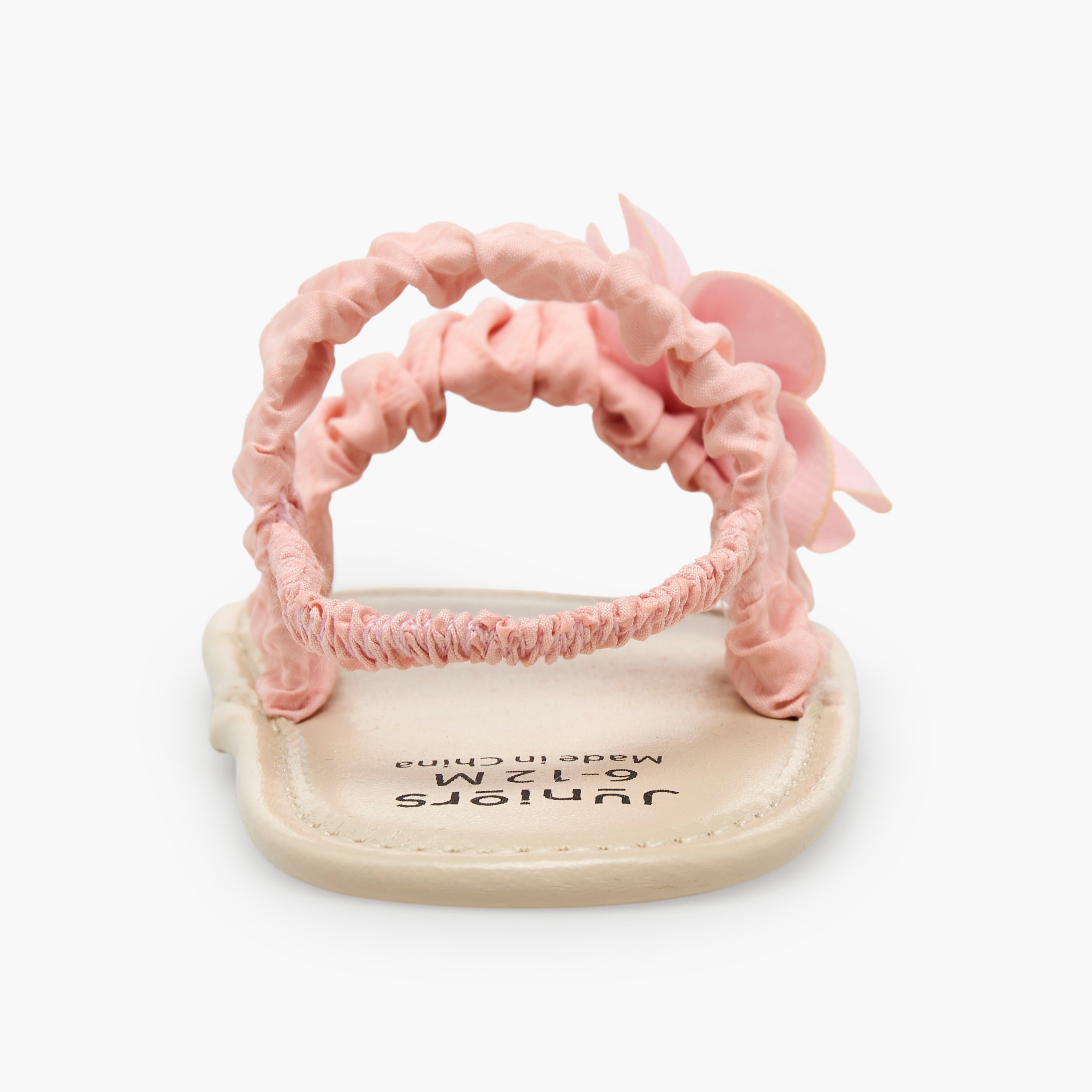 Juniors Sandals with Backstrap, Floral Accent-baby-girls-shoes-sandals-image-7