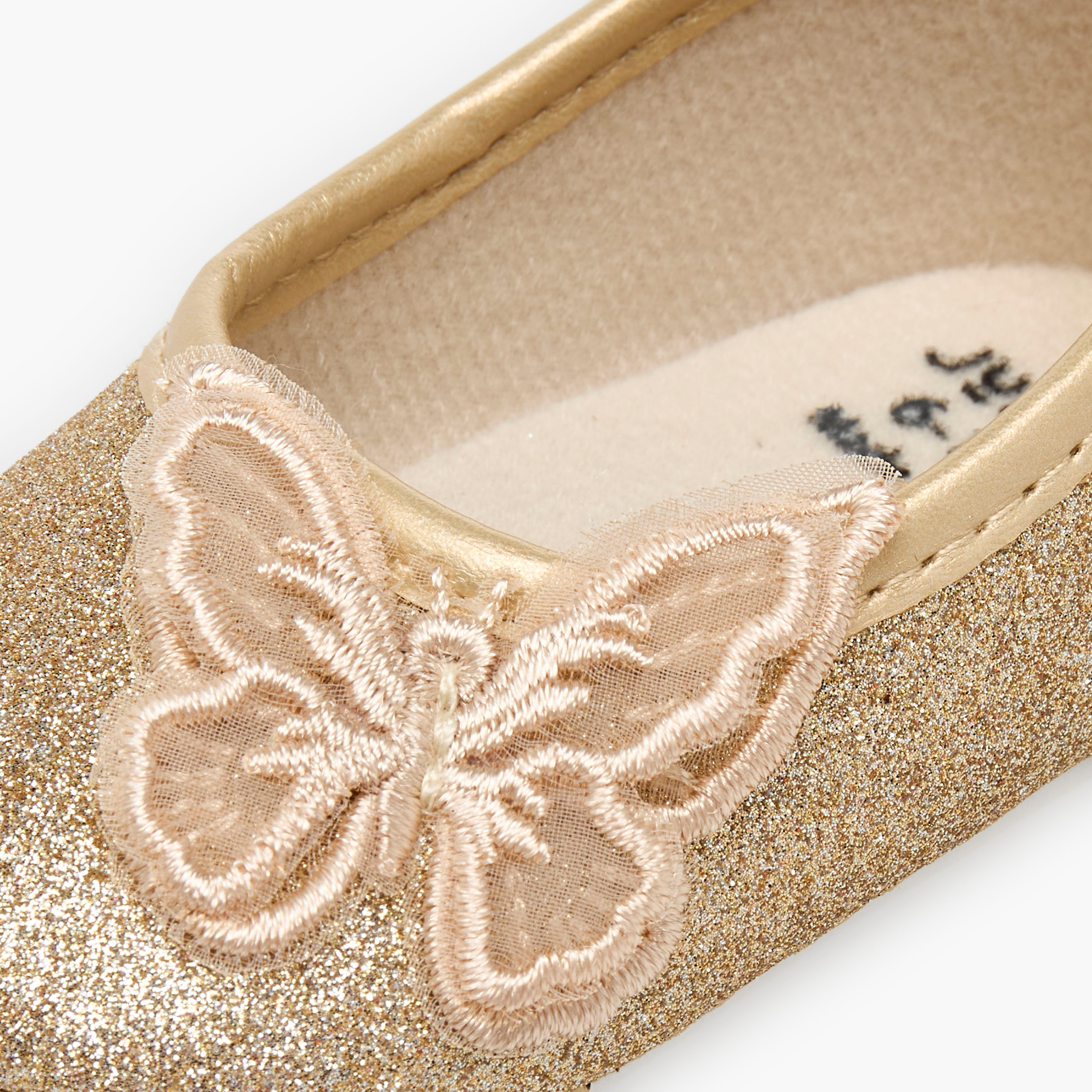 Juniors Booties with Pull Tab, Butterfly Applique-baby-girls-shoes-booties-image-7