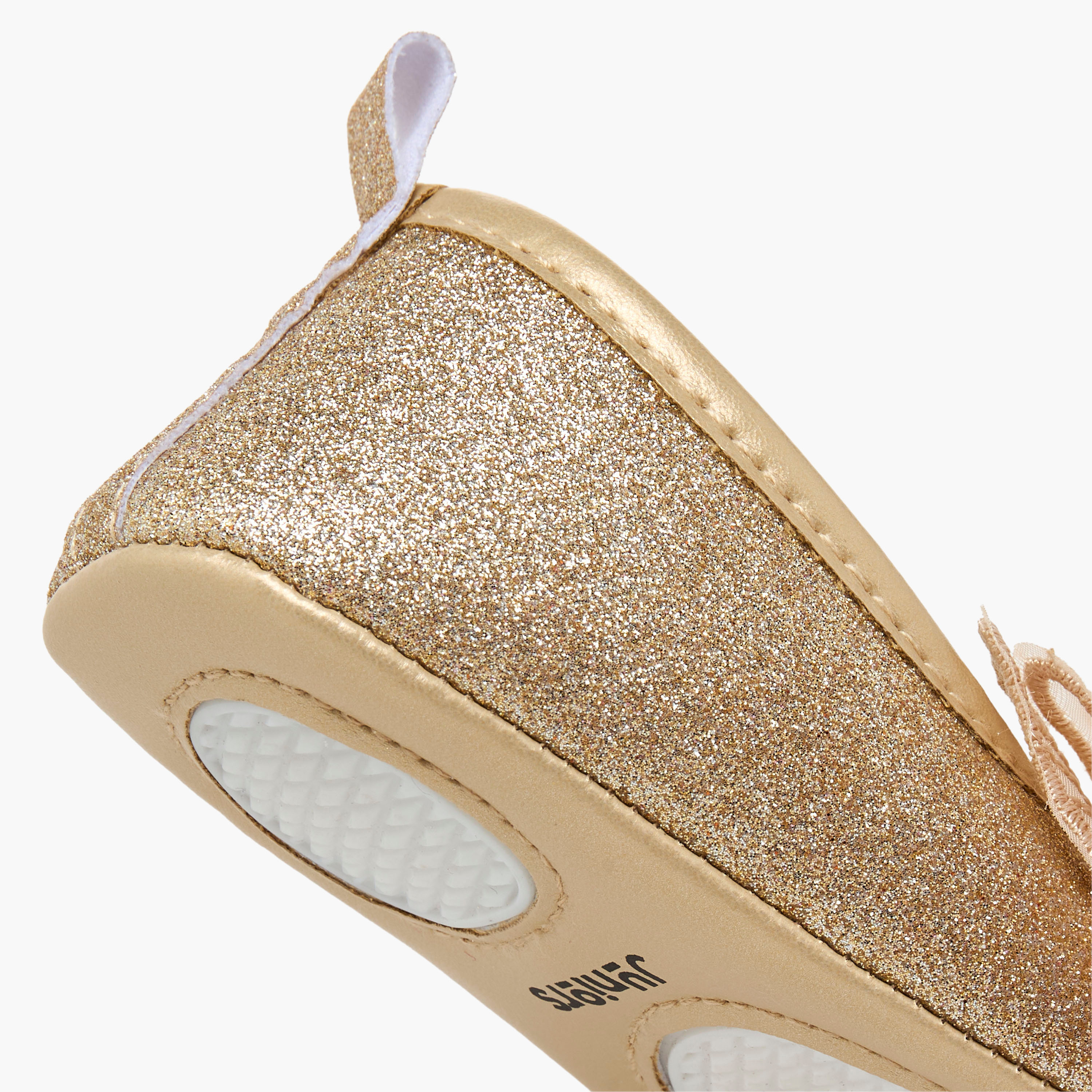 Juniors Booties with Pull Tab, Butterfly Applique-baby-girls-shoes-booties-image-8