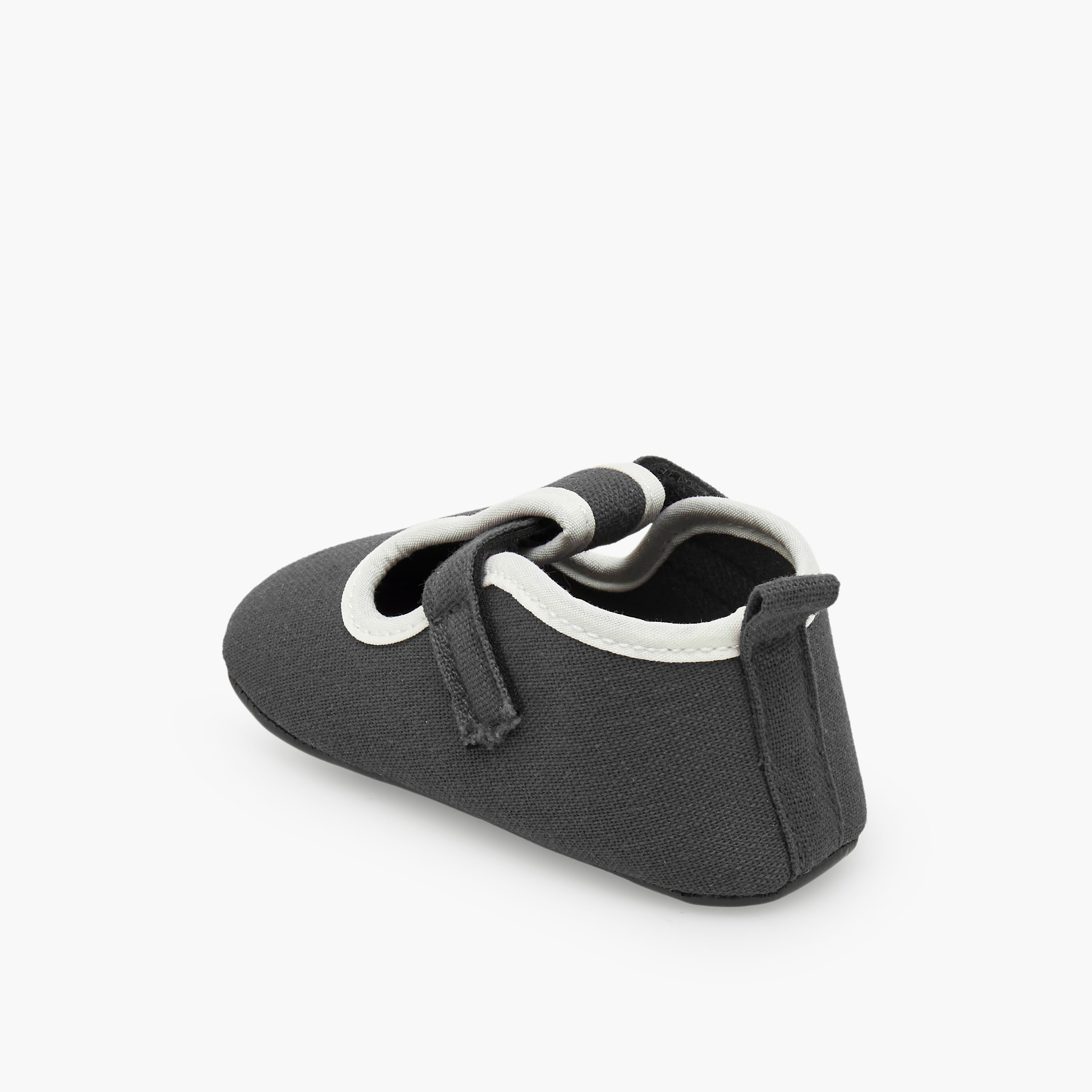 Juniors Booties with Hook and Loop Closure-baby-boys-shoes-booties-image-5