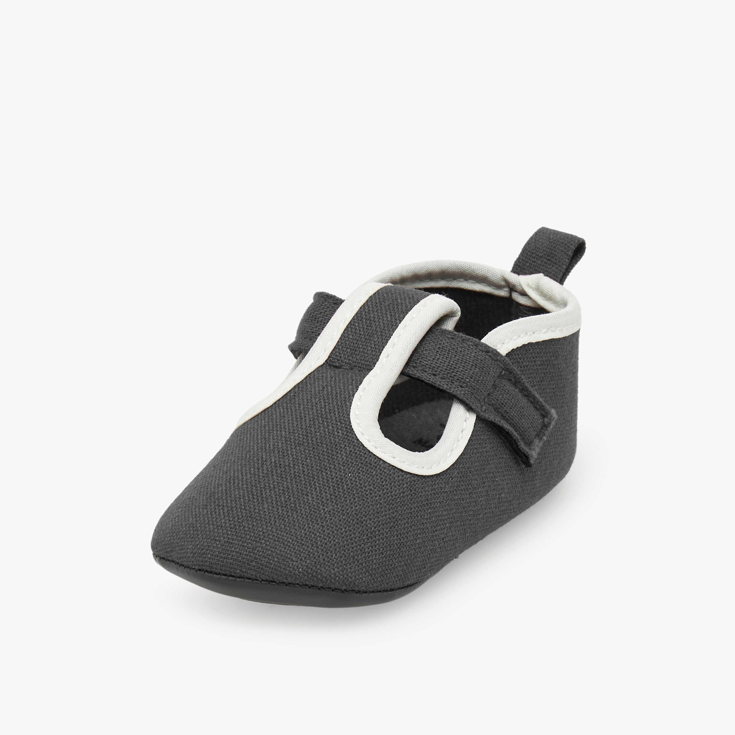Juniors Booties with Hook and Loop Closure-baby-boys-shoes-booties-image-6