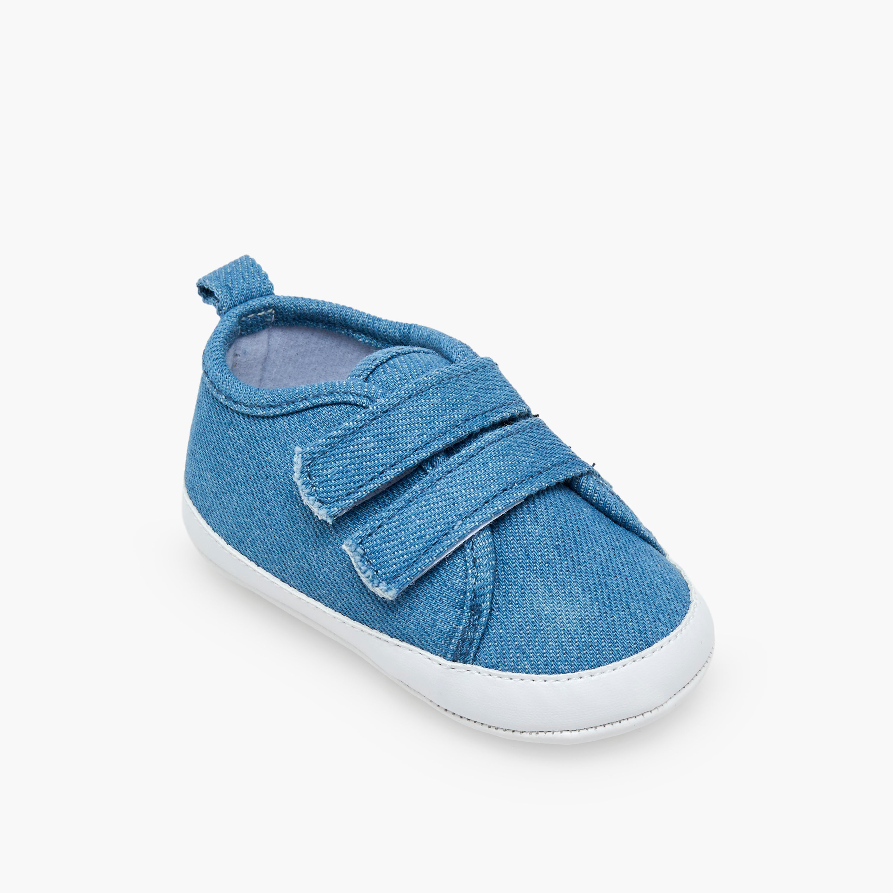 حذاء بوت للأطفال بشريط لاصق مريح من جونيورز-baby-boys-shoes-booties-image-2