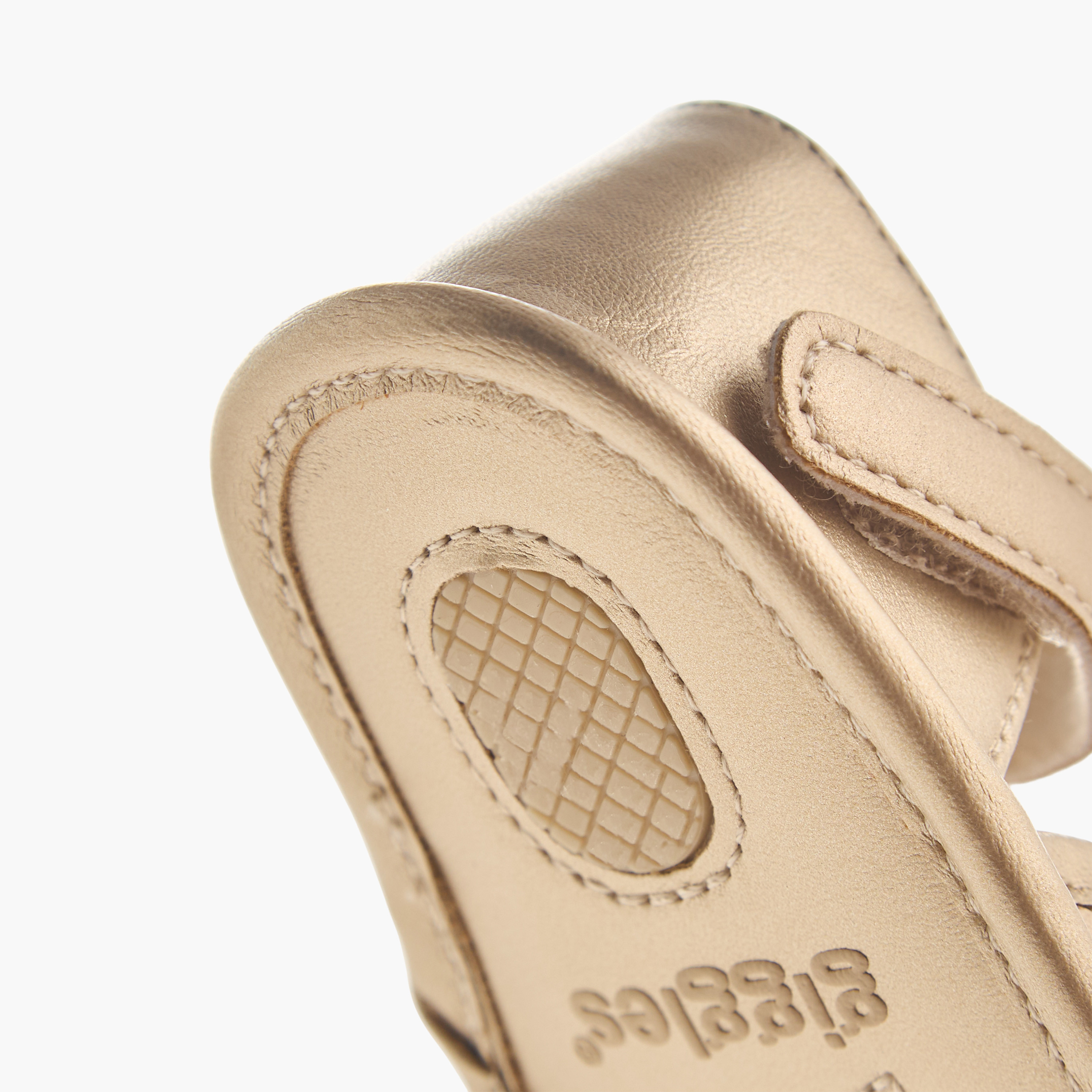 Giggles Sandals with Hook and Loop Closure, Cutout Detail-baby-girls-shoes-sandals-image-5