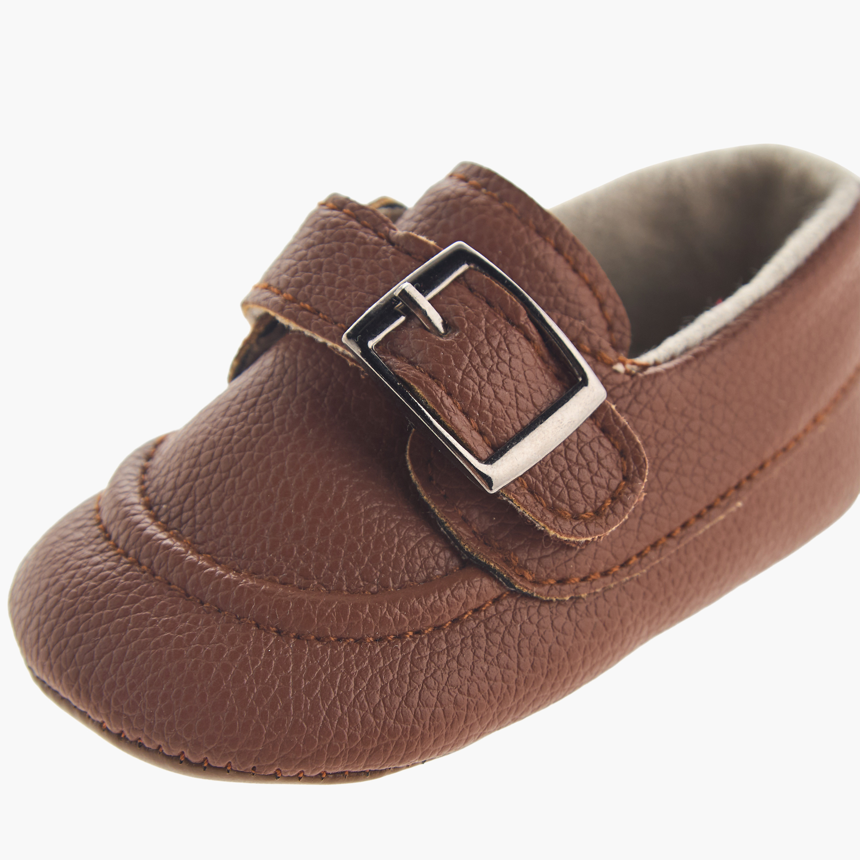 Giggles Booties with Buckle Detail-baby-boys-shoes-closedshoes-image-4