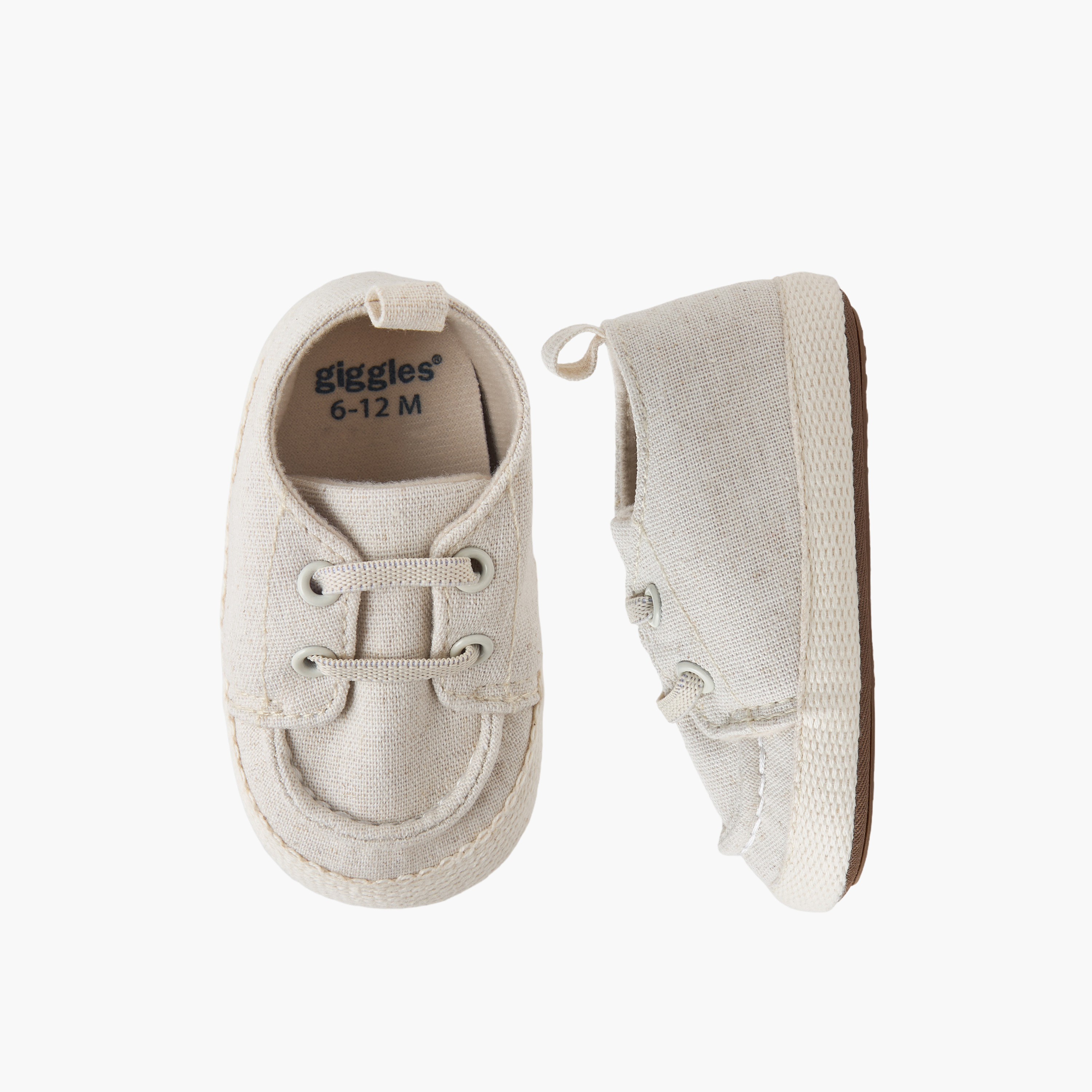 Giggles Booties with Lace-Up Closure-baby-boys-shoes-booties-image-1