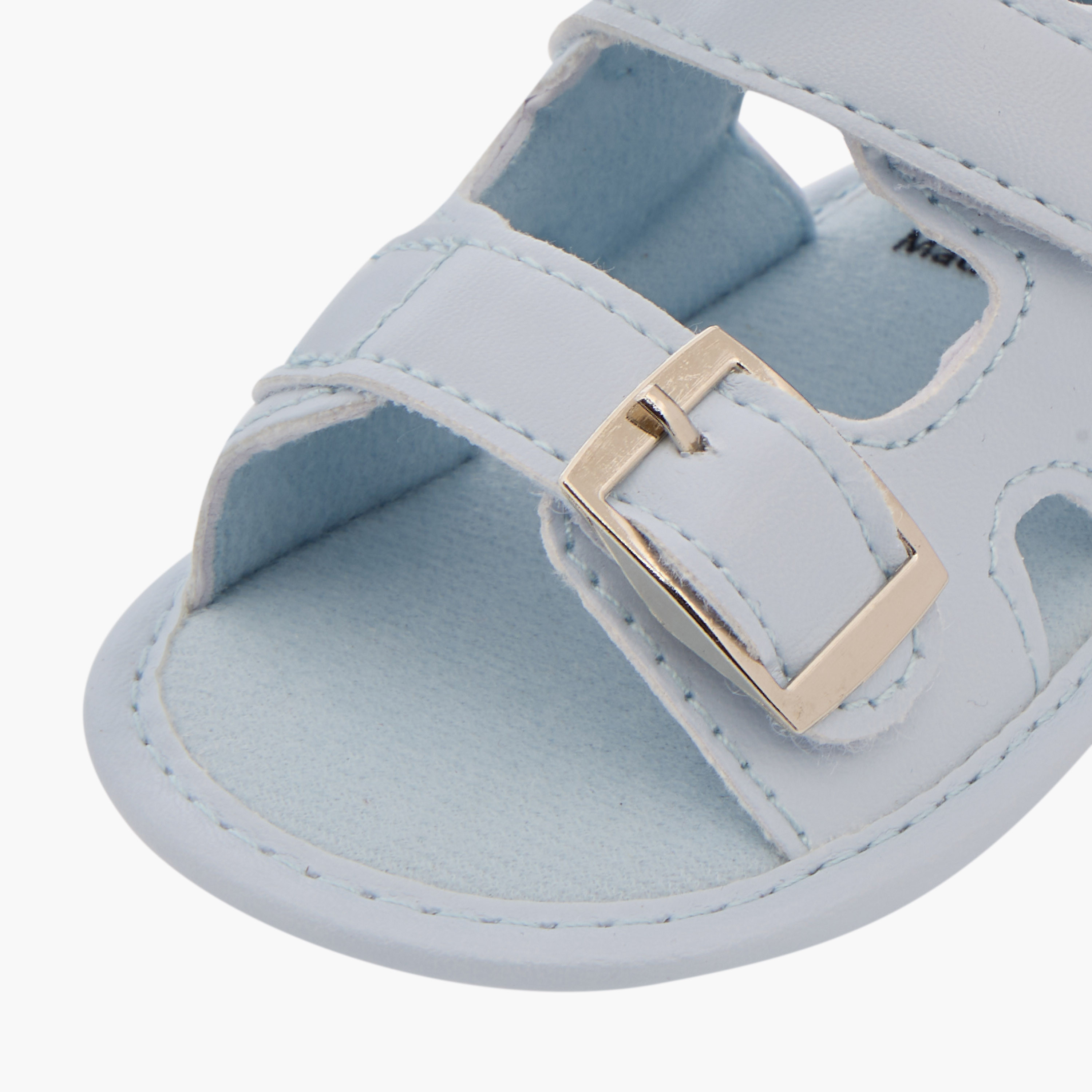 Giggles Buckle Accent Booties with Hook and Loop Closure-baby-boys-shoes-sandals-image-4