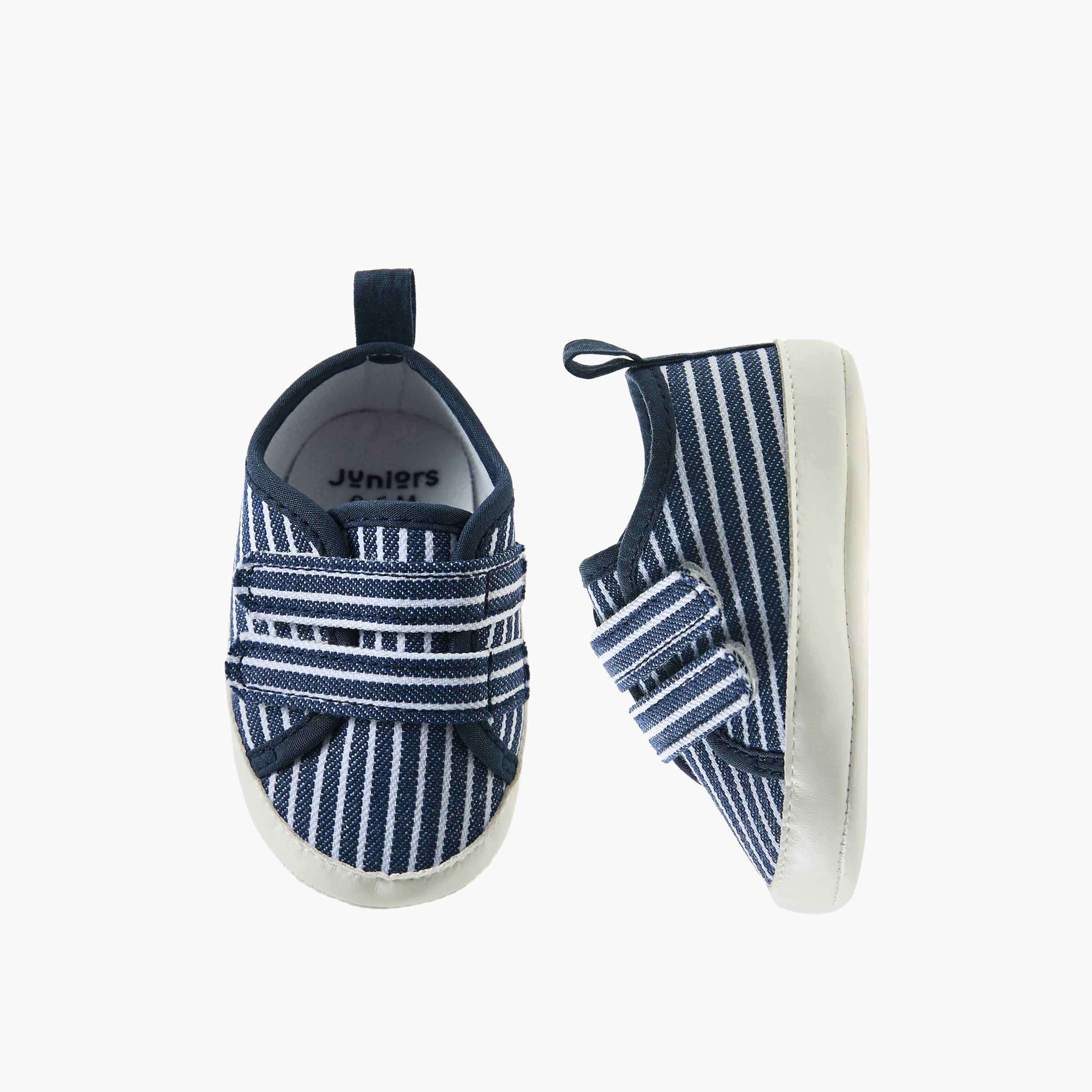 Juniors Booties with Hook and Loop Closure-baby-boys-shoes-booties-image-1