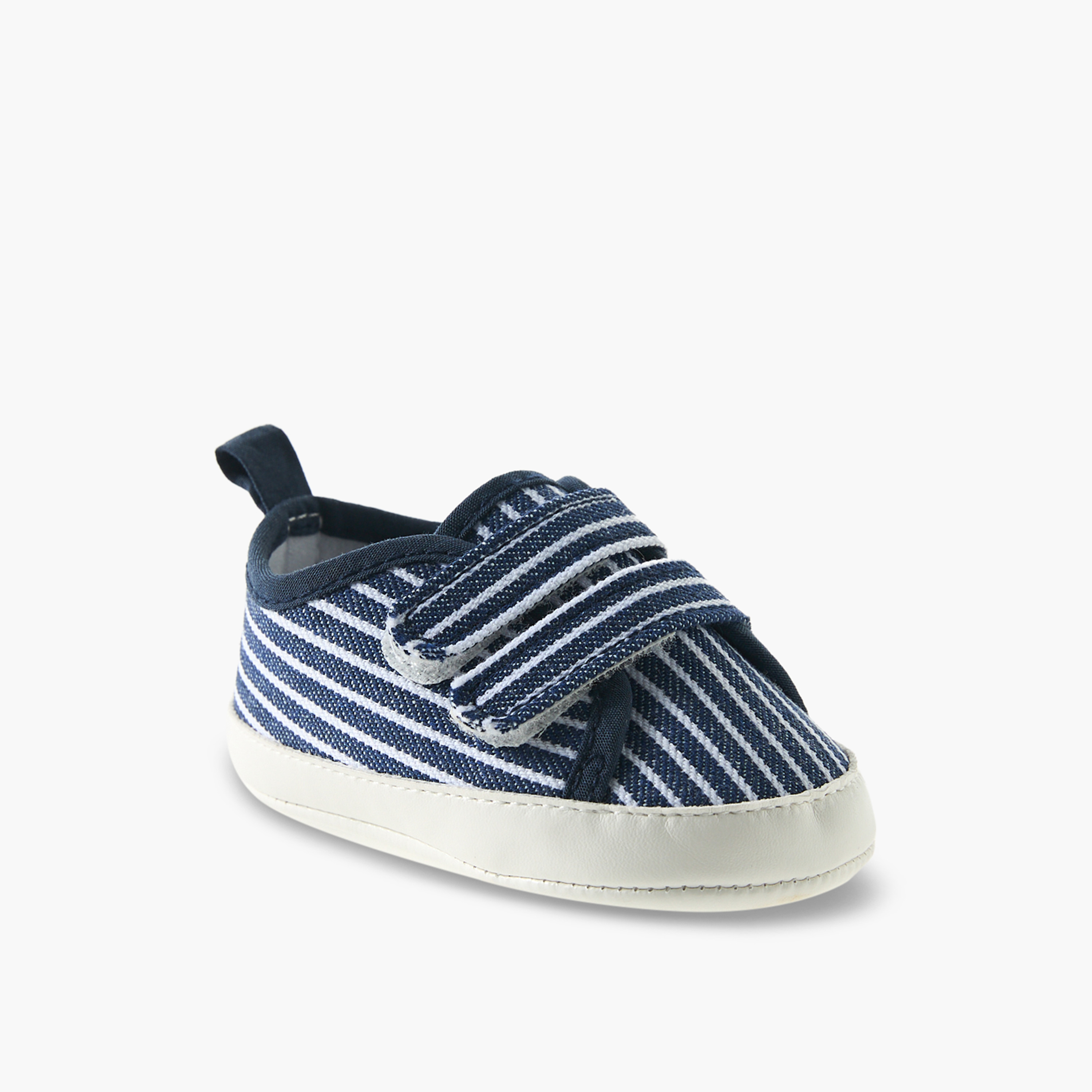 Juniors Booties with Hook and Loop Closure-baby-boys-shoes-booties-image-2