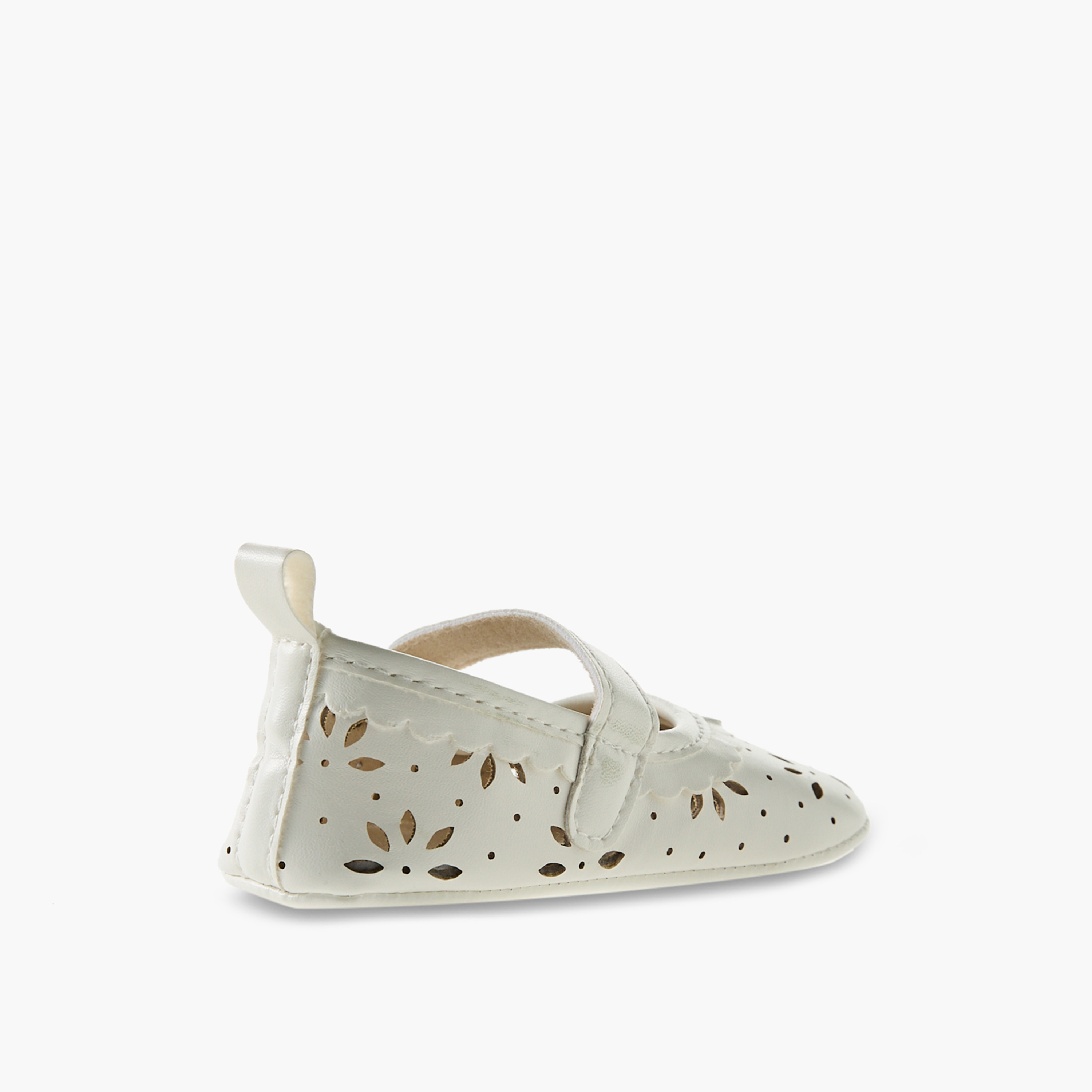 بوت بتصميم مثقب وشريط إغلاق من جونيورز-baby-girls-shoes-booties-image-6
