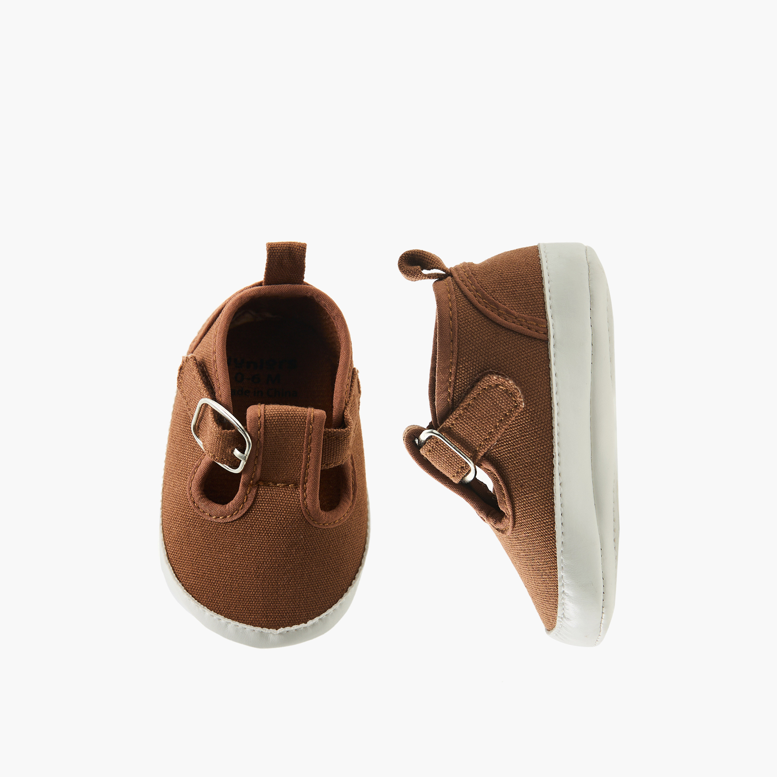 Juniors Booties with Hook and Loop Closure-baby-boys-shoes-booties-image-1