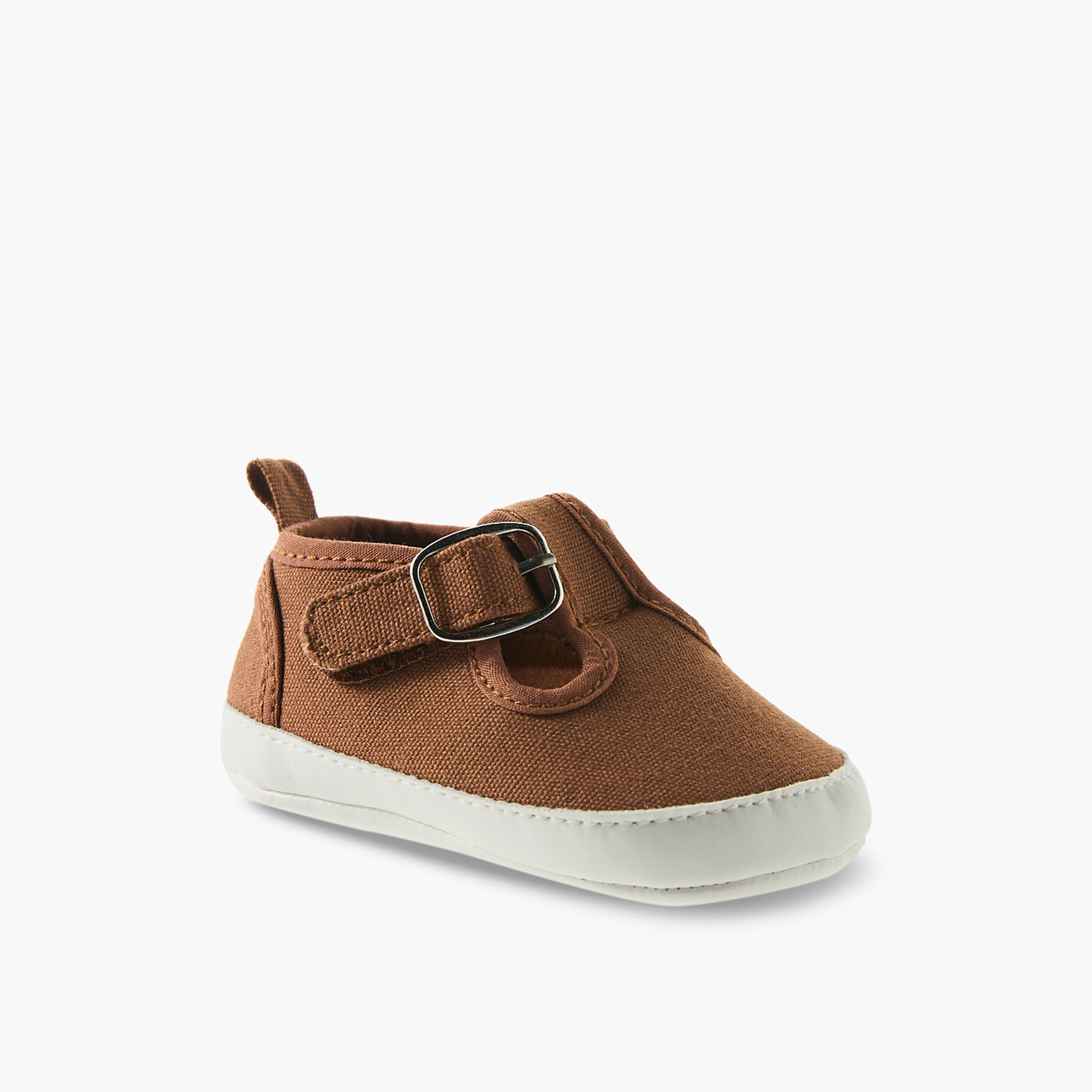 Juniors Booties with Hook and Loop Closure-baby-boys-shoes-booties-image-2
