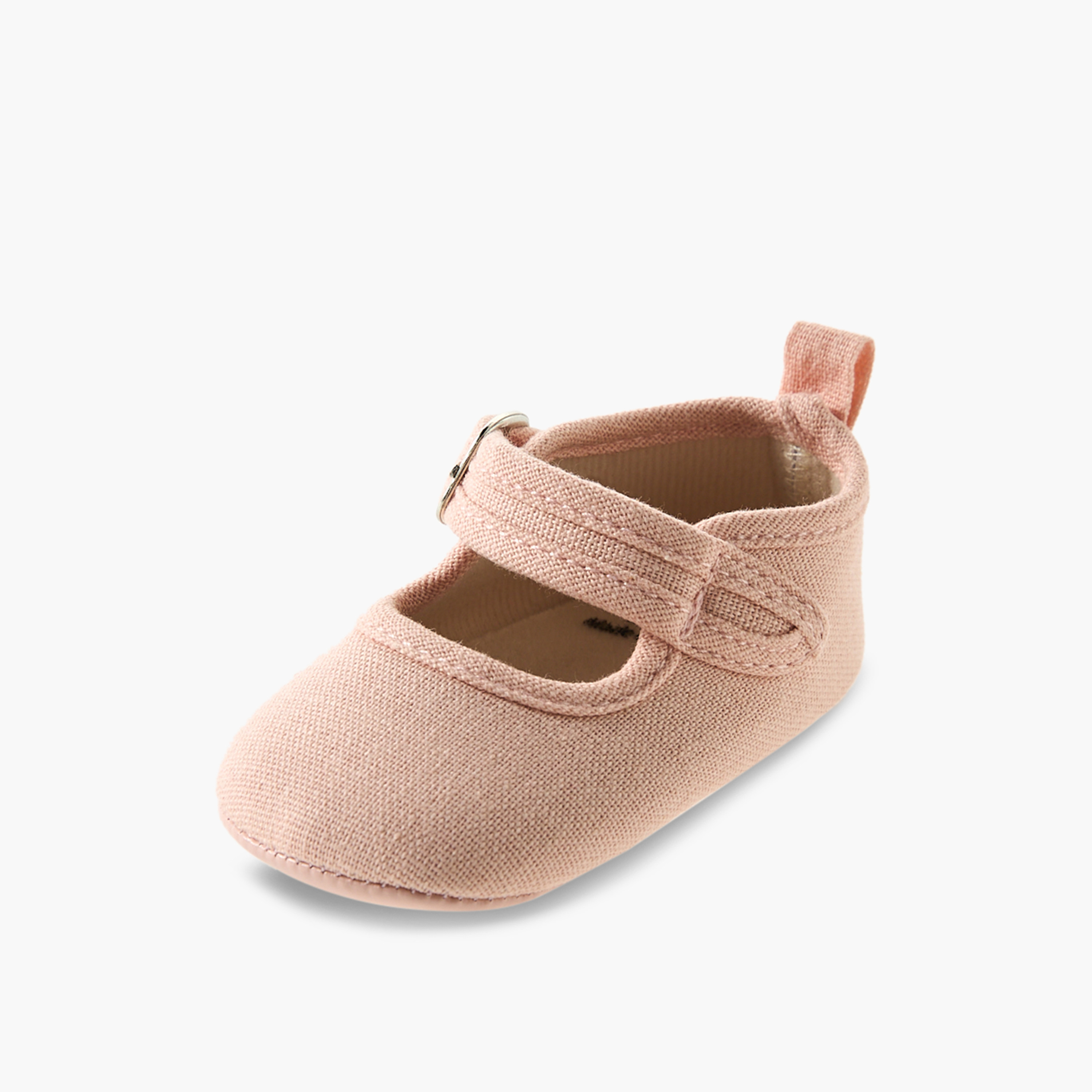 Juniors Booties with Hook and Loop Closure-baby-girls-shoes-booties-image-3