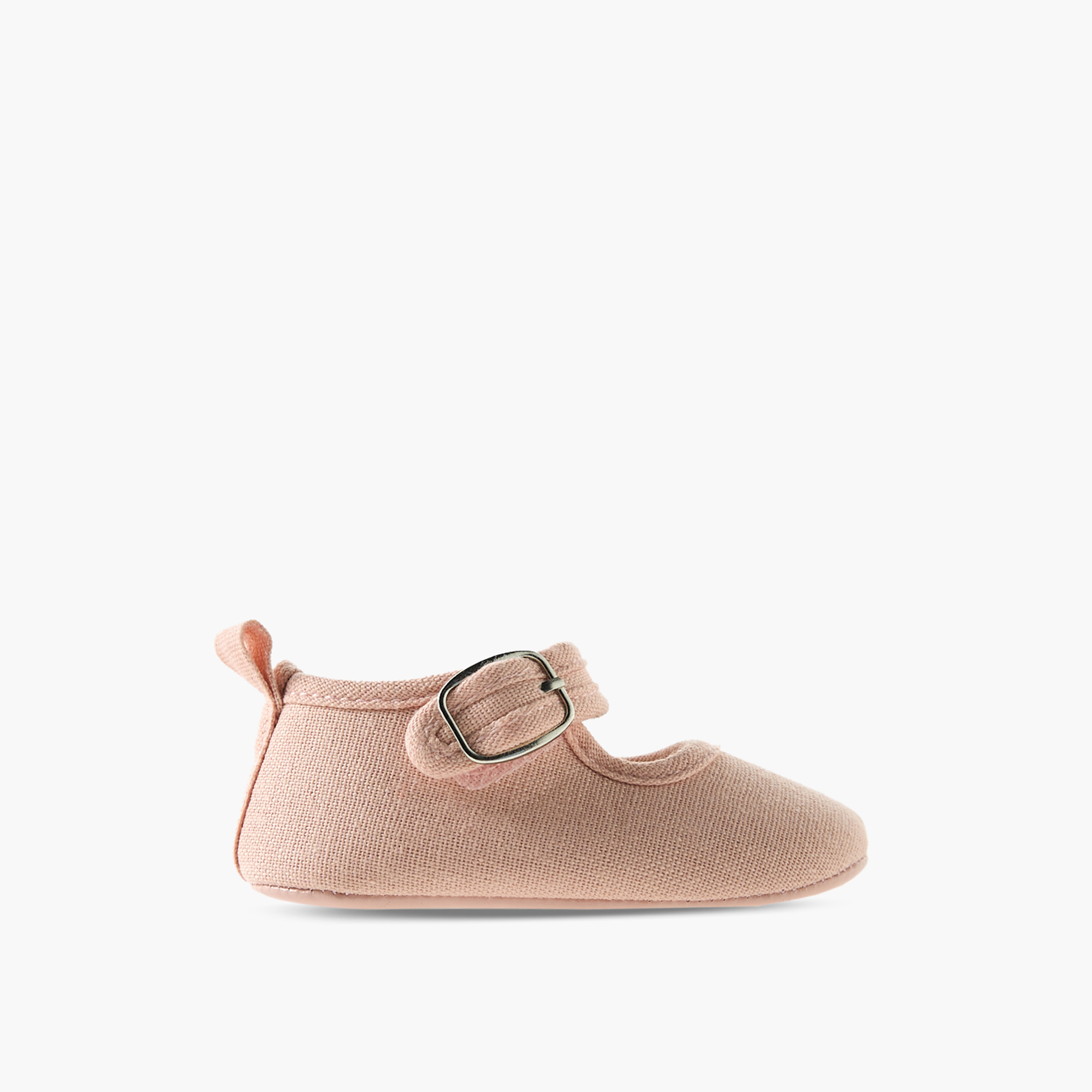 Juniors Booties with Hook and Loop Closure-baby-girls-shoes-booties-image-5