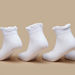 Juniors Textured Ankle Length Socks with Ruffle Hem - Set of 5-Boy%27s Socks-thumbnailMobile-2