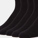 Solid Calf Length Socks - Set of 5-Men%27s Socks-thumbnailMobile-2