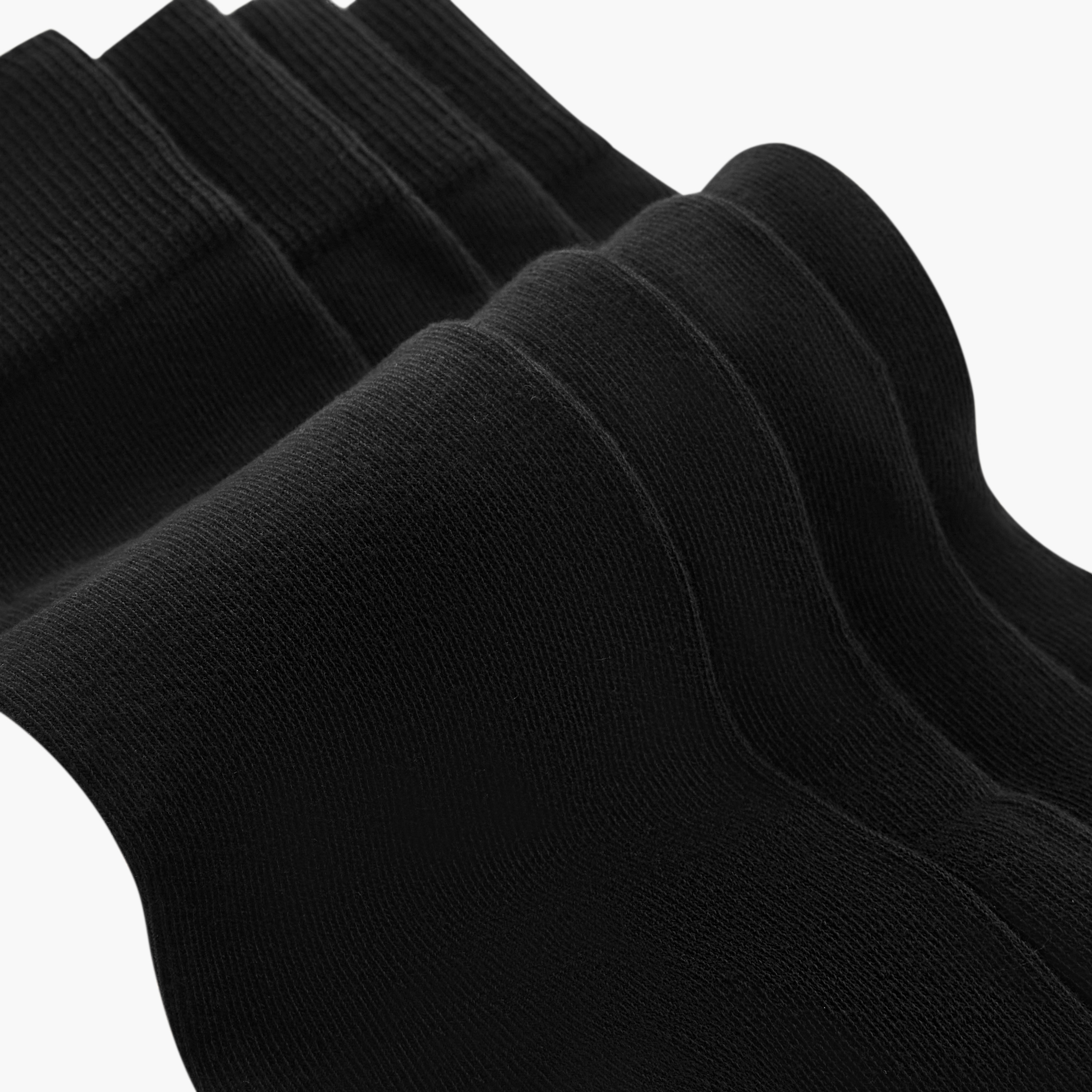 طقم جوارب 5 أزواج سادة بطول الساق-men-socks-image-4