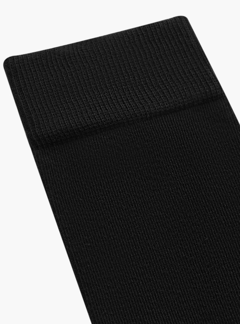طقم جوارب 5 أزواج سادة بطول الساق-men-socks-image-5