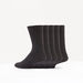 Solid Calf Length Socks - Set of 5-Men%27s Socks-thumbnailMobile-1