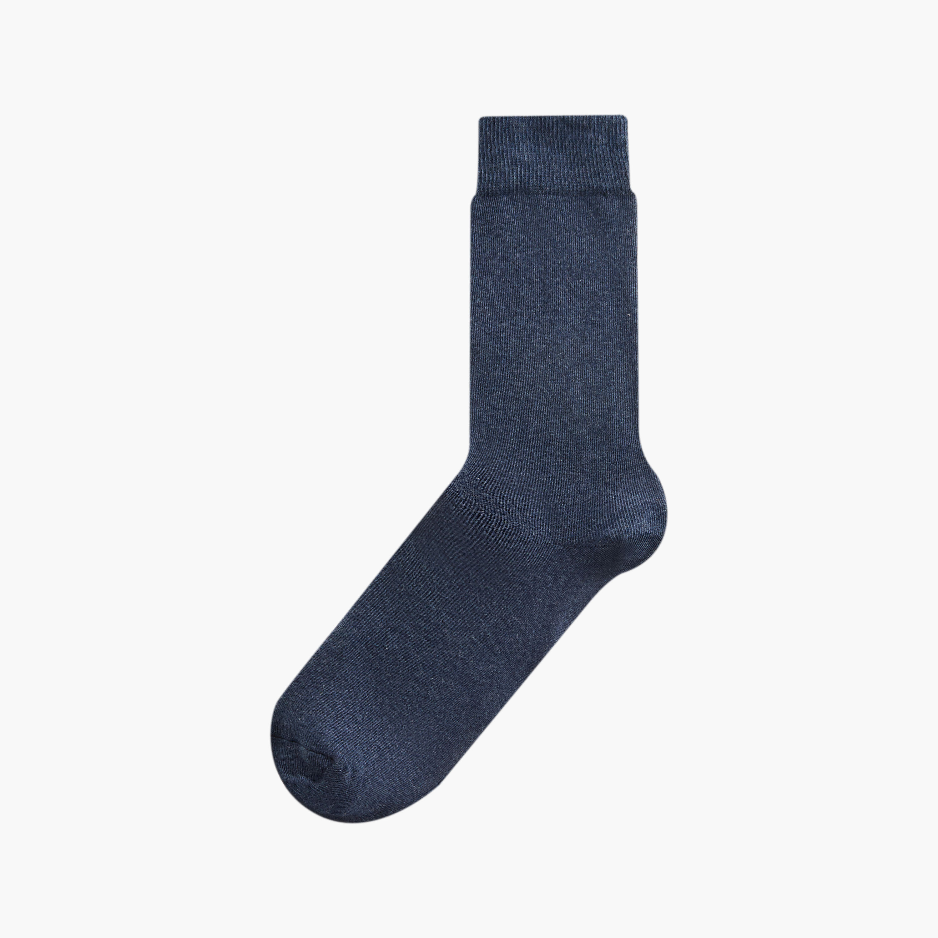طقم جوارب 5 أزواج سادة بطول الساق من شومارت-men-socks-image-2