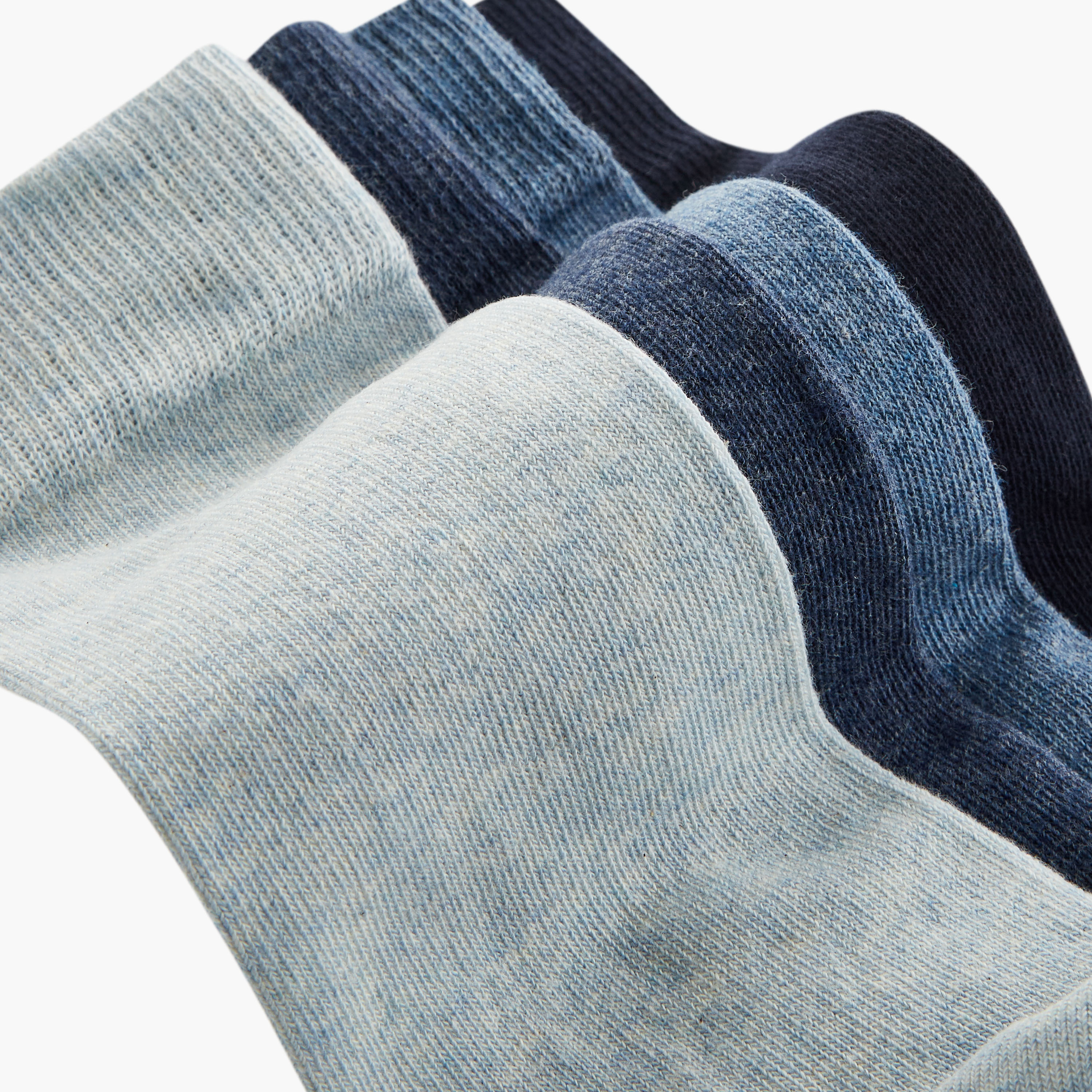 طقم جوارب 5 أزواج سادة بطول الساق من شومارت-men-socks-image-4
