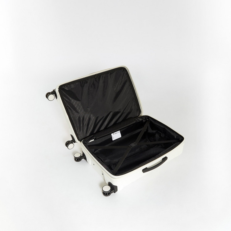 IT Textured Hardcase Trolley Bag with Retractable Handle