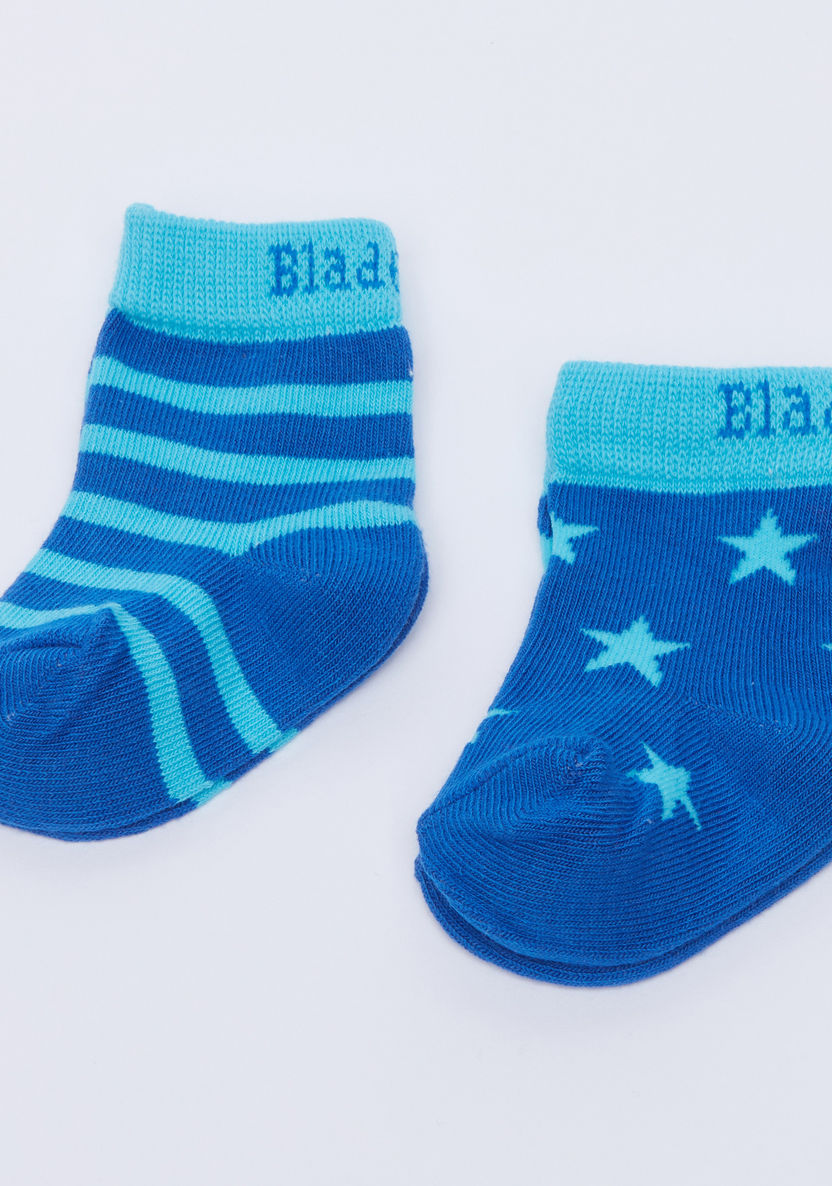 Blade & Rose Textured and Striped Socks-Socks-image-0