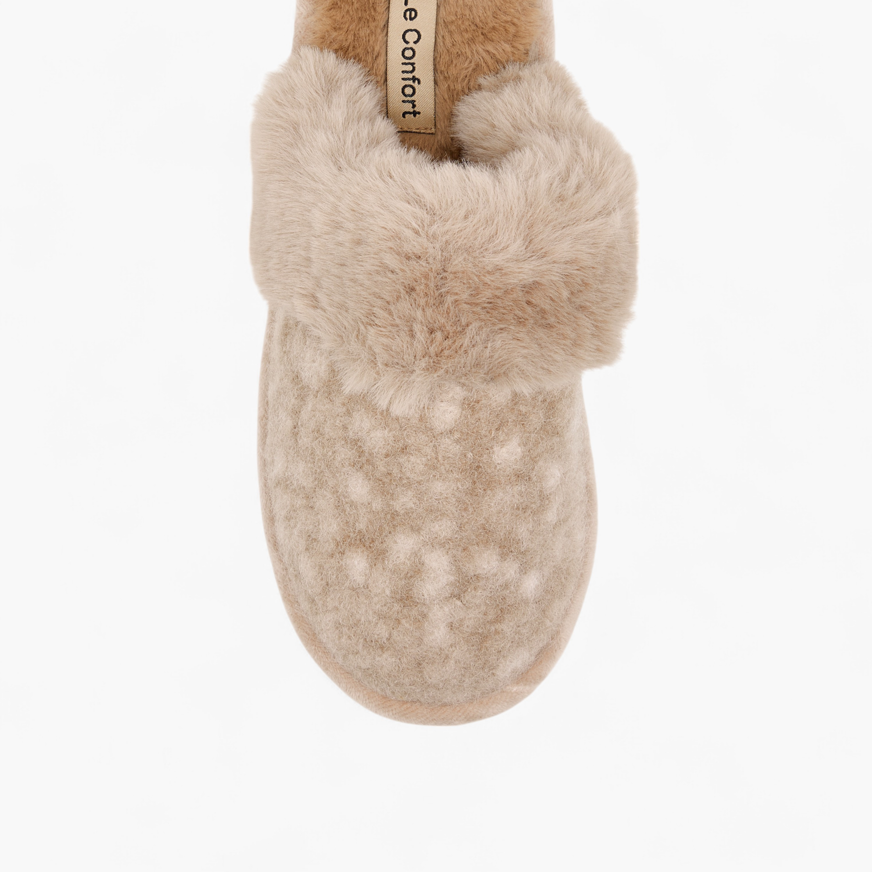 Le Confort Closed Toe Faux Fur Bedroom Slippers-women-shoes-bedroomslippers-image-3