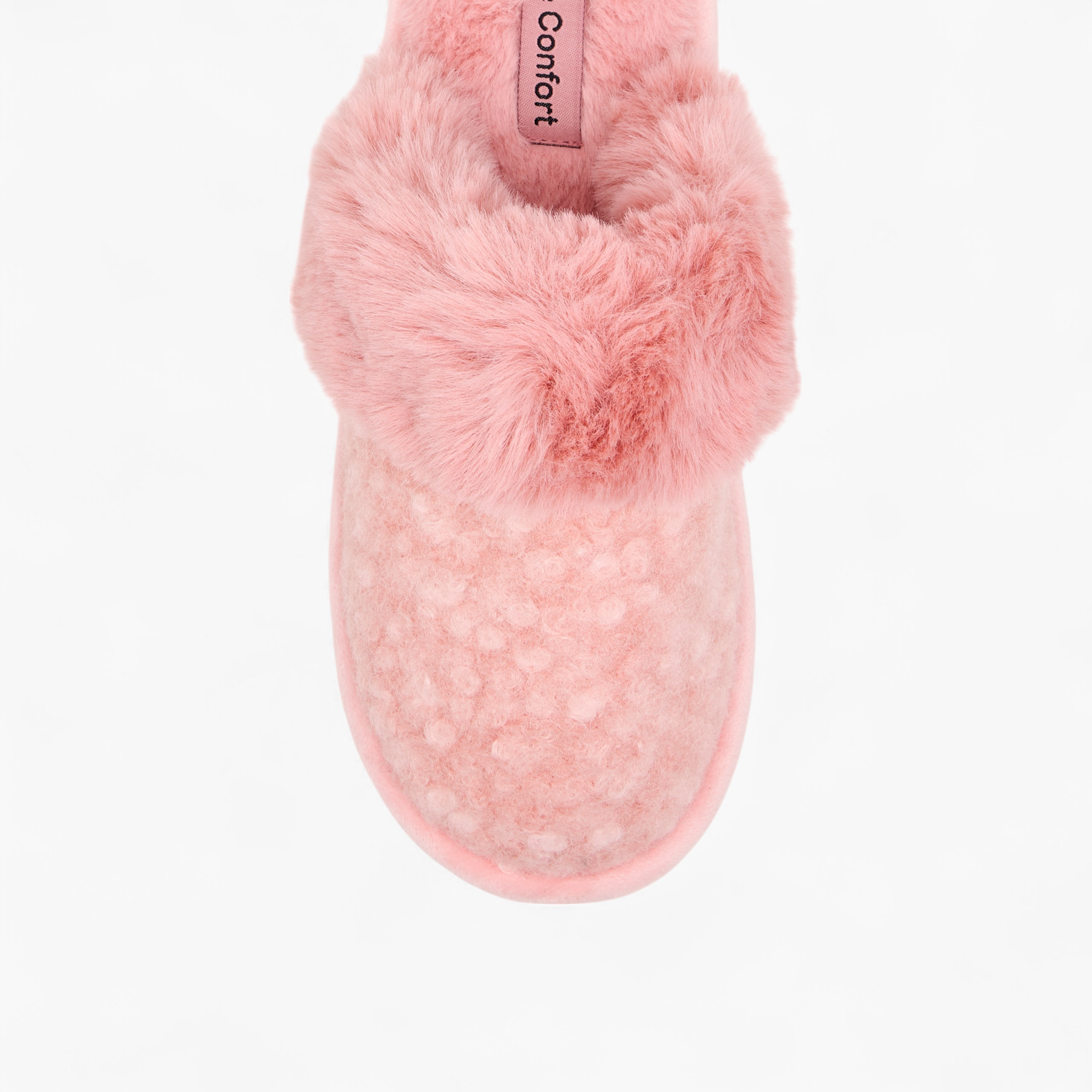 شبشب غرفة نوم فرو صناعي بمقدمة مغلقة من لو كونفورت-women-shoes-bedroomslippers-image-3