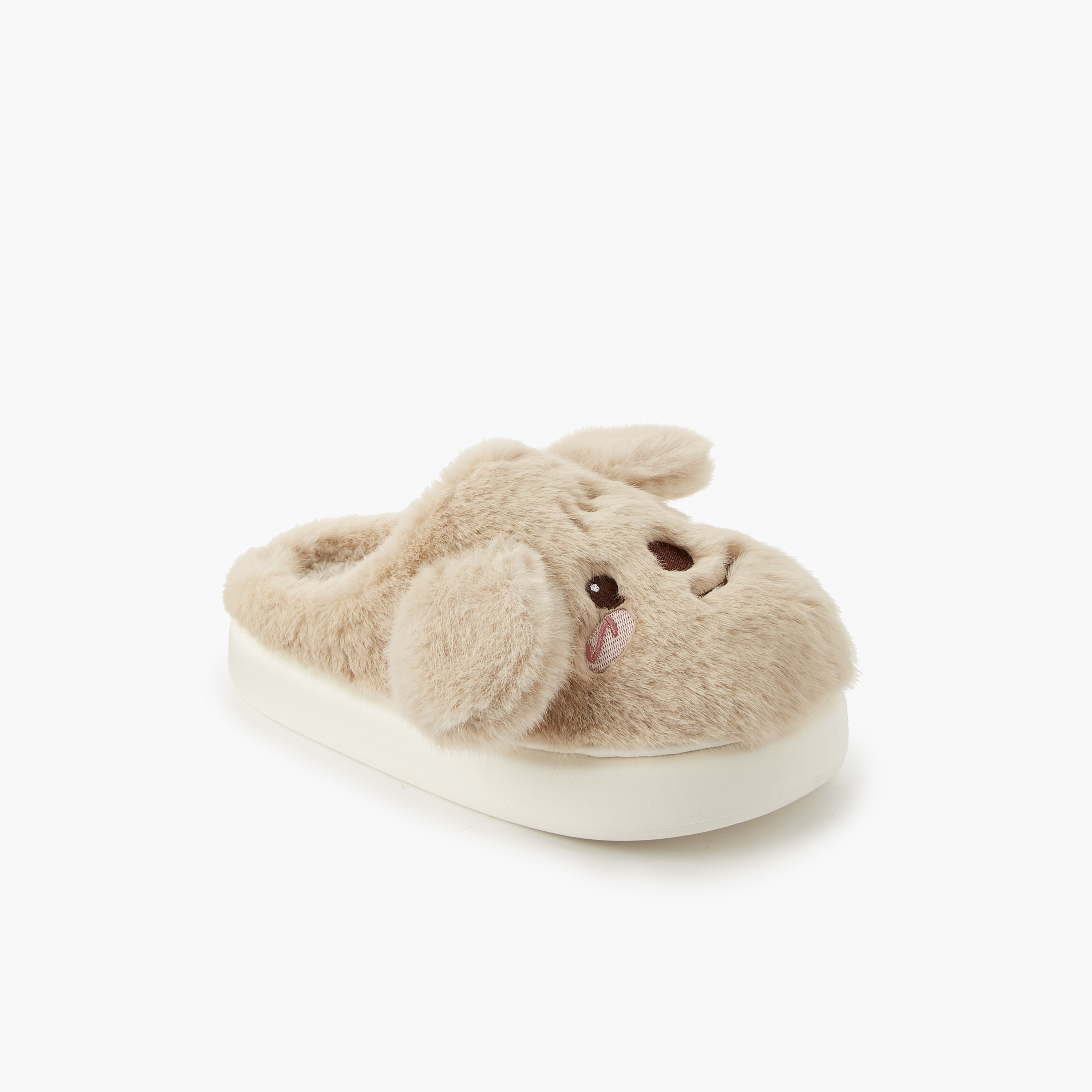 Le Confort Women Bear Embroidered Bedroom Slides-women-shoes-bedroomslippers-image-3
