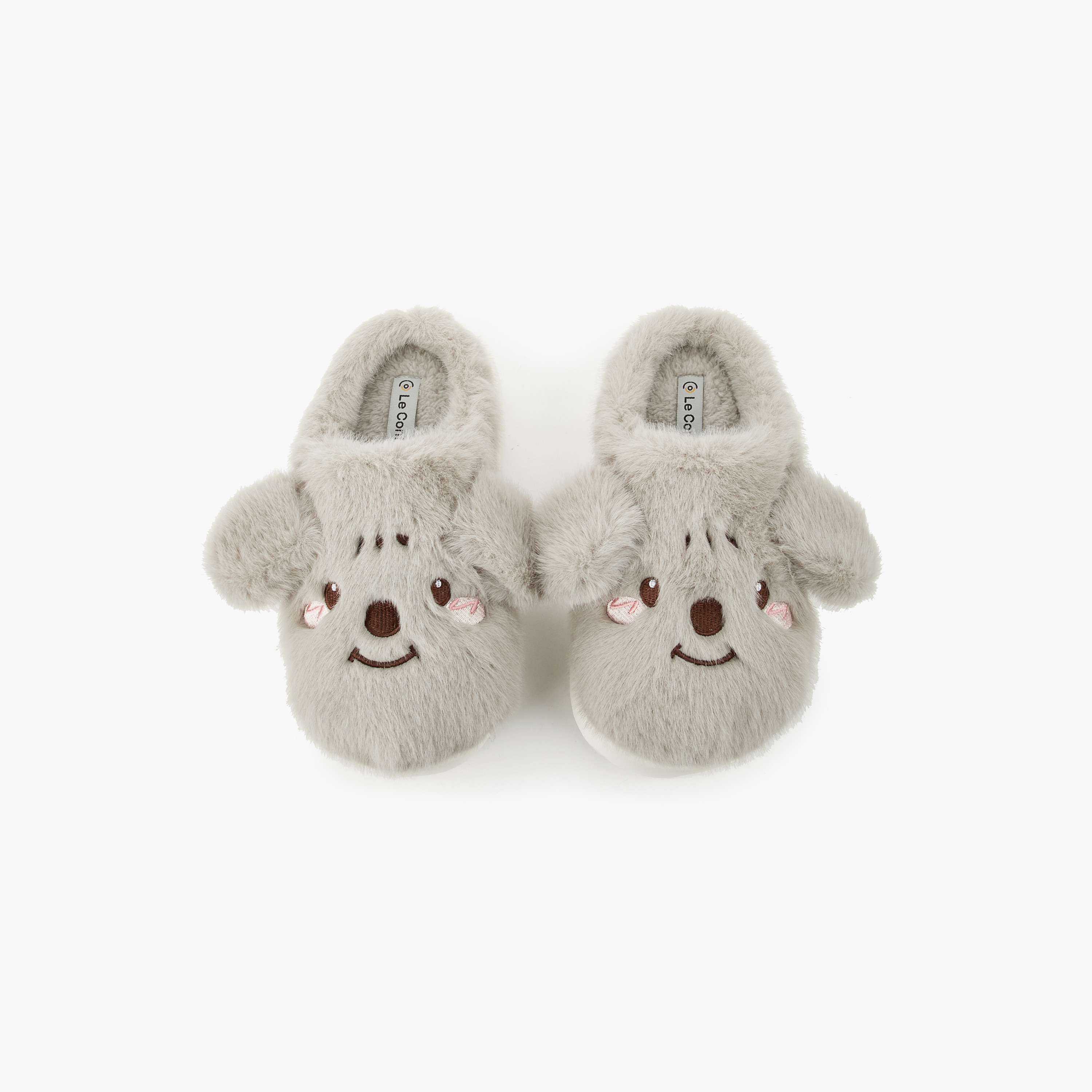 Le Confort Women Bear Embroidered Bedroom Slides-women-shoes-bedroomslippers-image-1