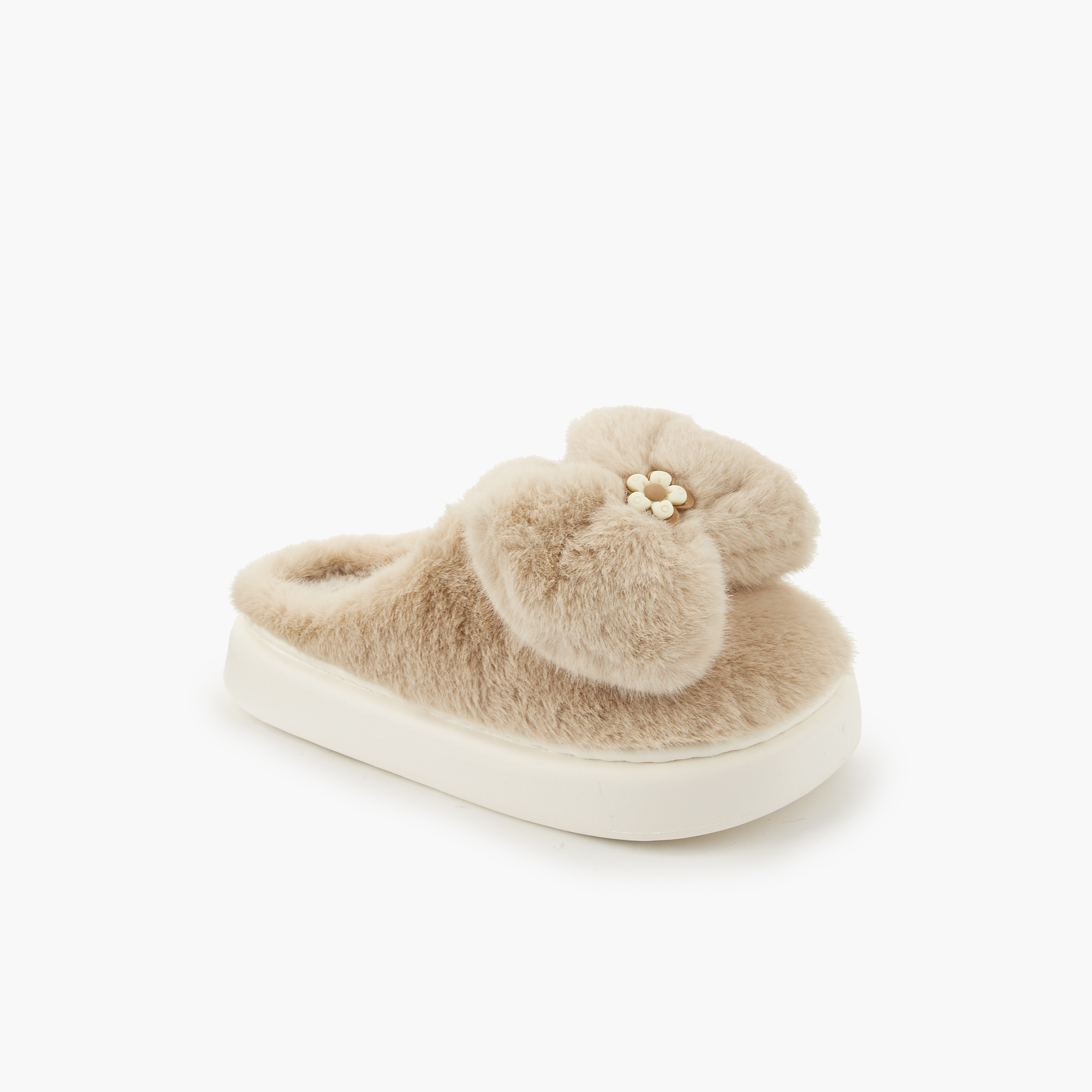 شبشب منزلي بتزيينات زهور للنساء من لو كونفورت-women-shoes-bedroomslippers-image-3