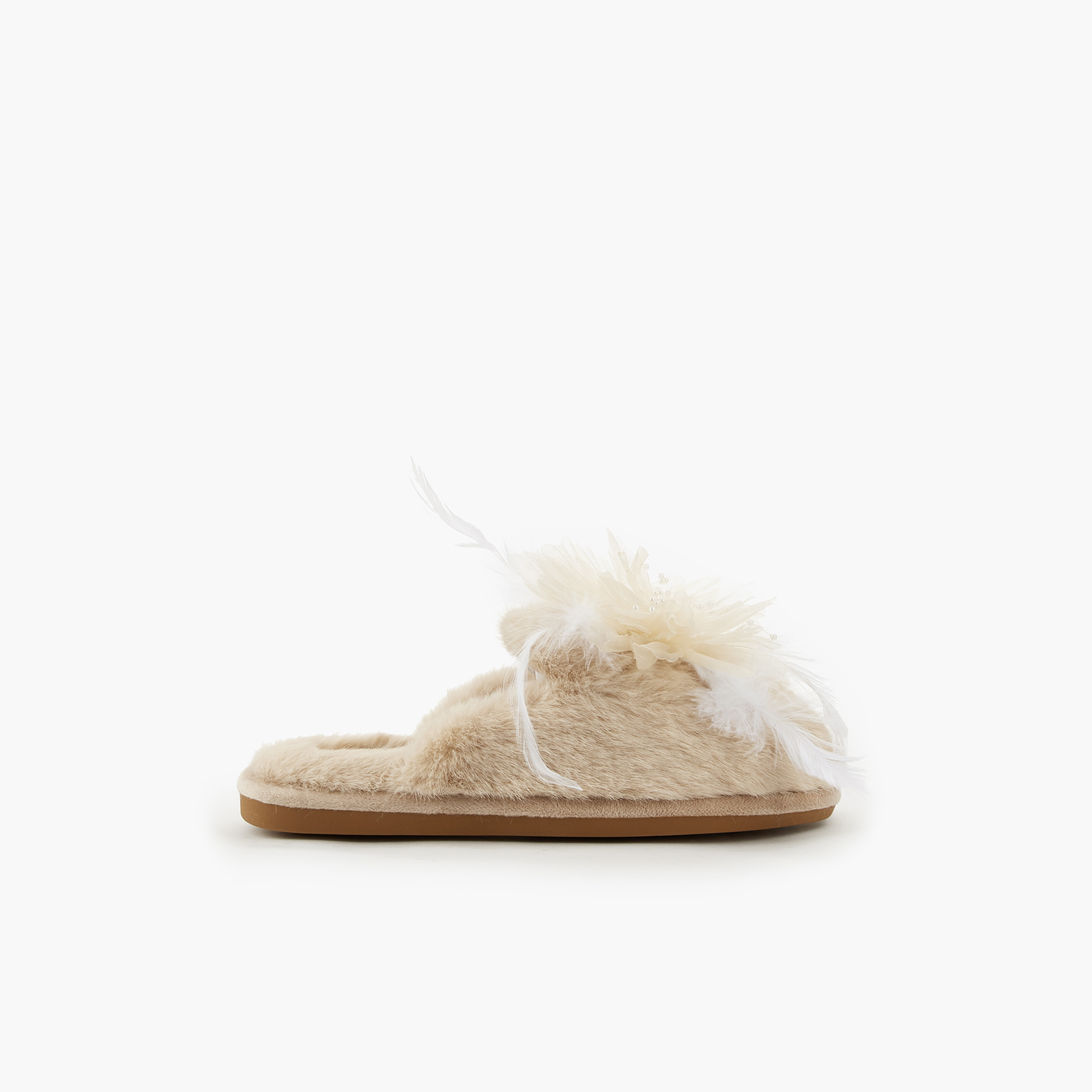 شبشب منزلي بتزيينات زهور للنساء من لوكونفورت-women-shoes-bedroomslippers-image-2