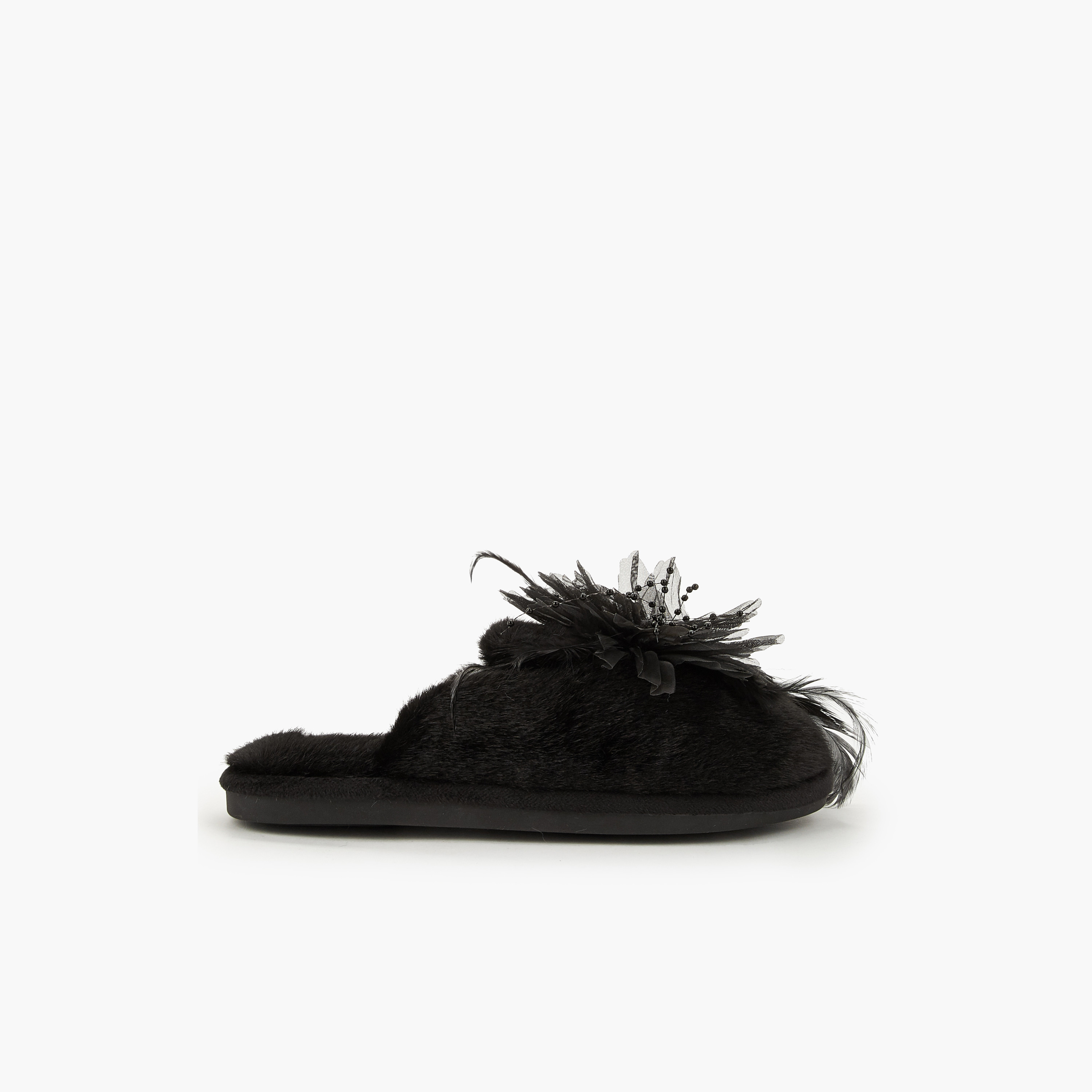 شبشب منزلي بتزيينات زهور للنساء من لوكونفورت-women-shoes-bedroomslippers-image-2