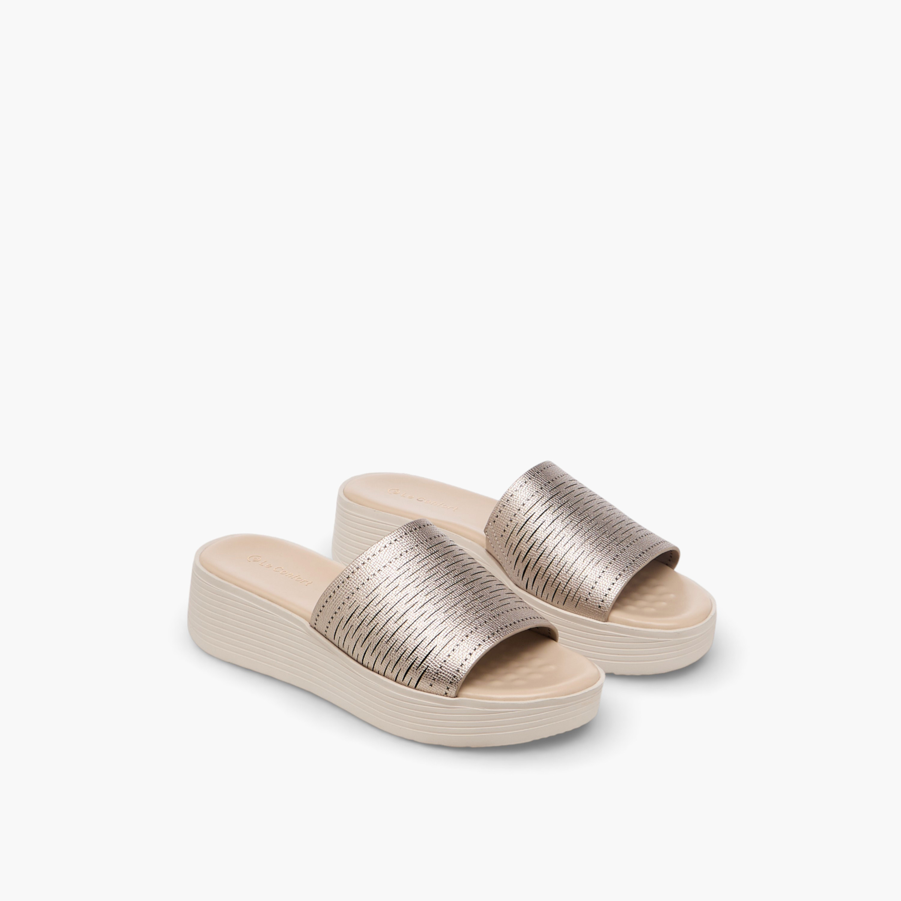 صندل بكعب فلاتفورم للنساء من لو كونفورت-women-shoes-sandals-heeled-image-1