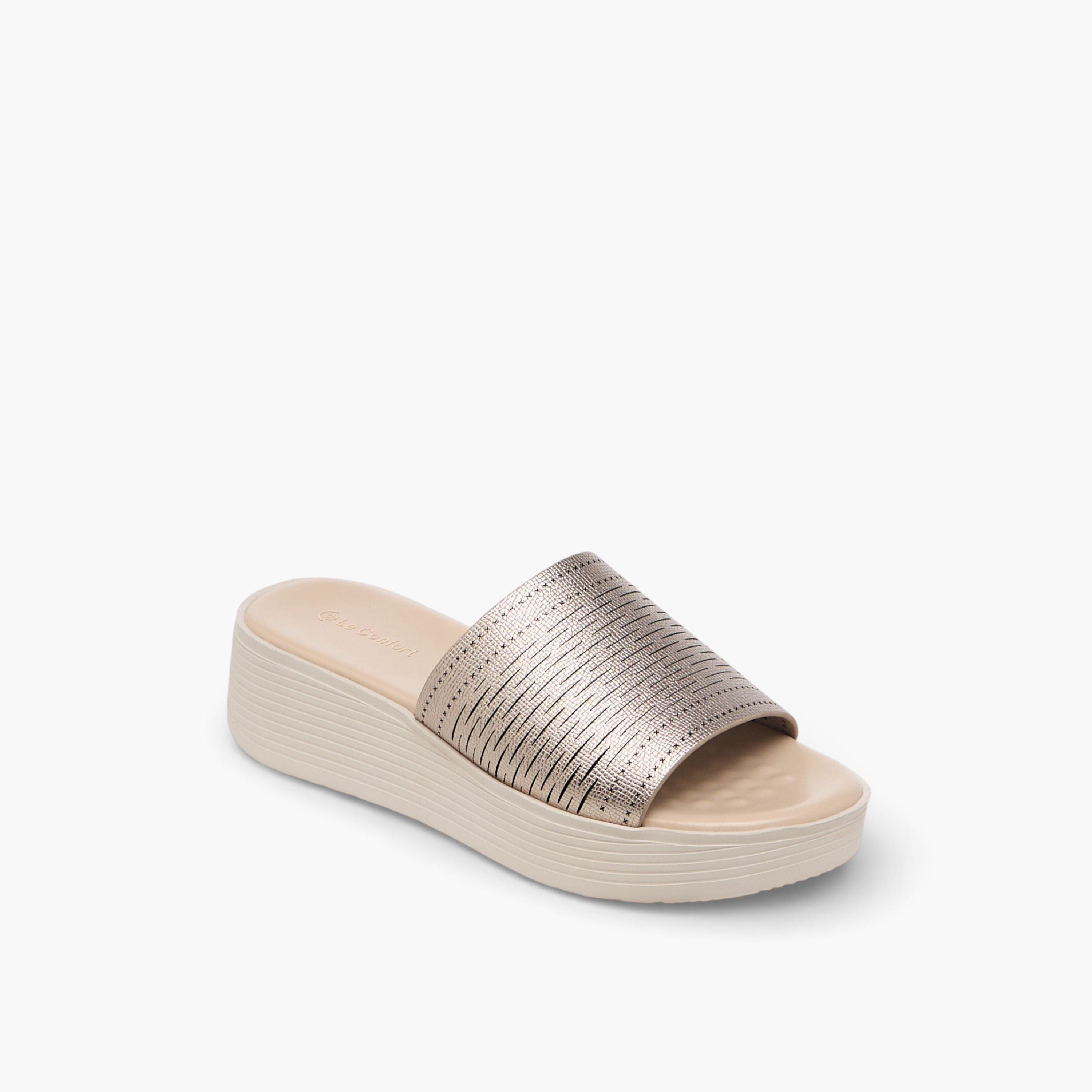 صندل بكعب فلاتفورم للنساء من لو كونفورت-women-shoes-sandals-heeled-image-2
