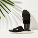Le Confort Textured Slip-On Sandals with Flatform Heels-Women%27s Heel Sandals-thumbnailMobile-0